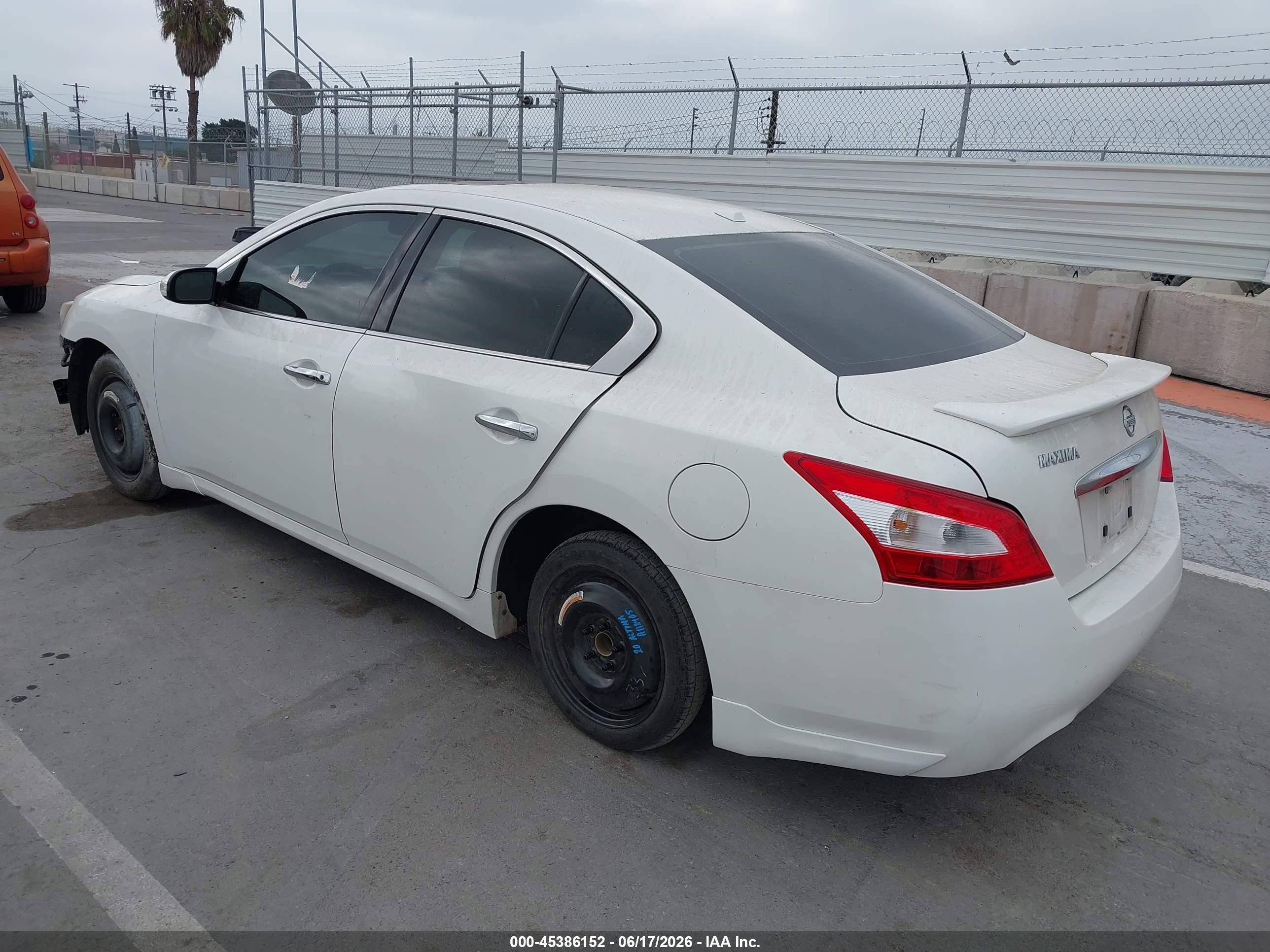 2010 Nissan Maxima 3.5 Sv White vin: 1N4AA5AP4AC862833