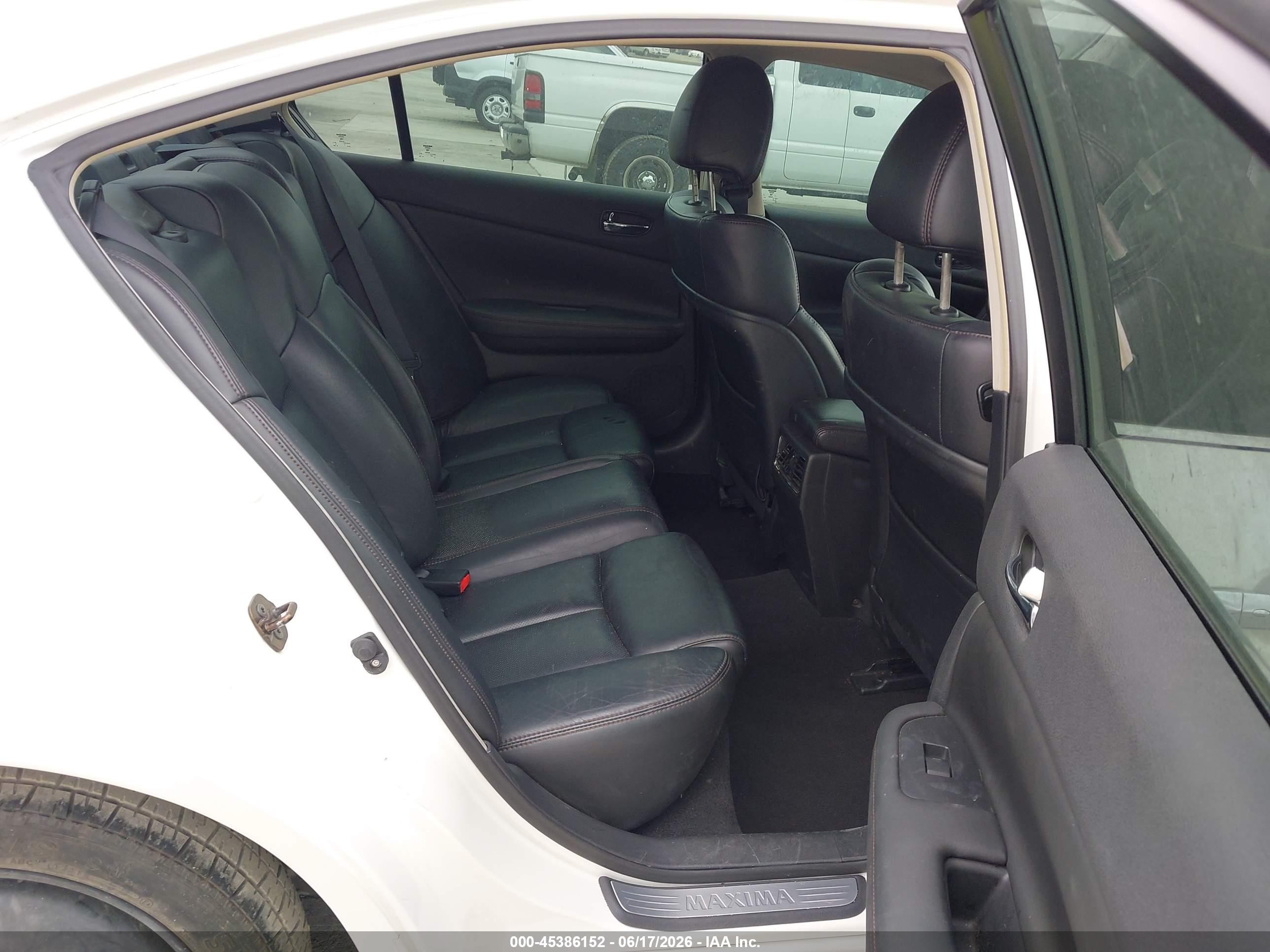 2010 Nissan Maxima 3.5 Sv White vin: 1N4AA5AP4AC862833
