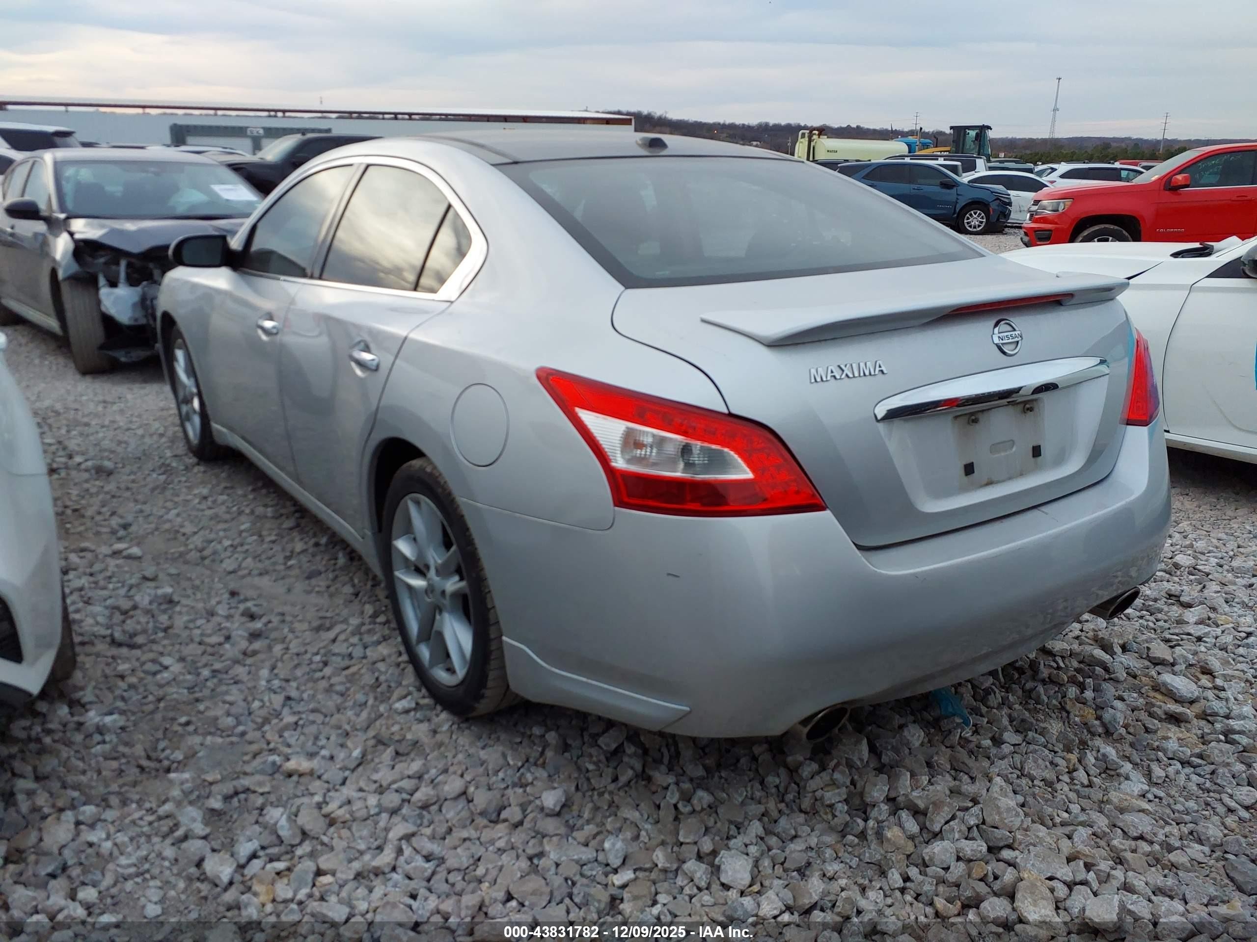 2011 Nissan Maxima 3.5 Sv Серебряный vin: 1N4AA5AP4BC803993