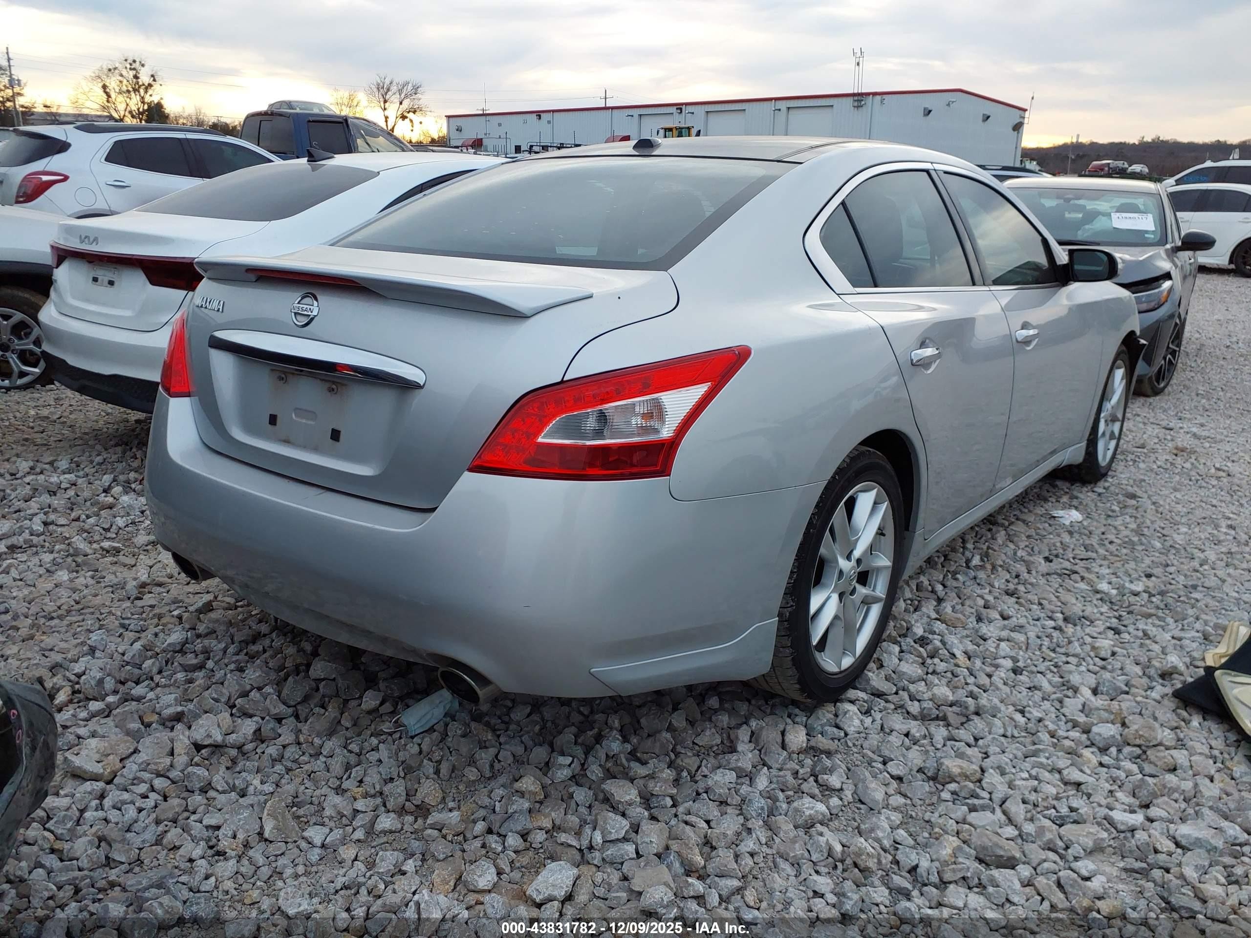 2011 Nissan Maxima 3.5 Sv Серебряный vin: 1N4AA5AP4BC803993