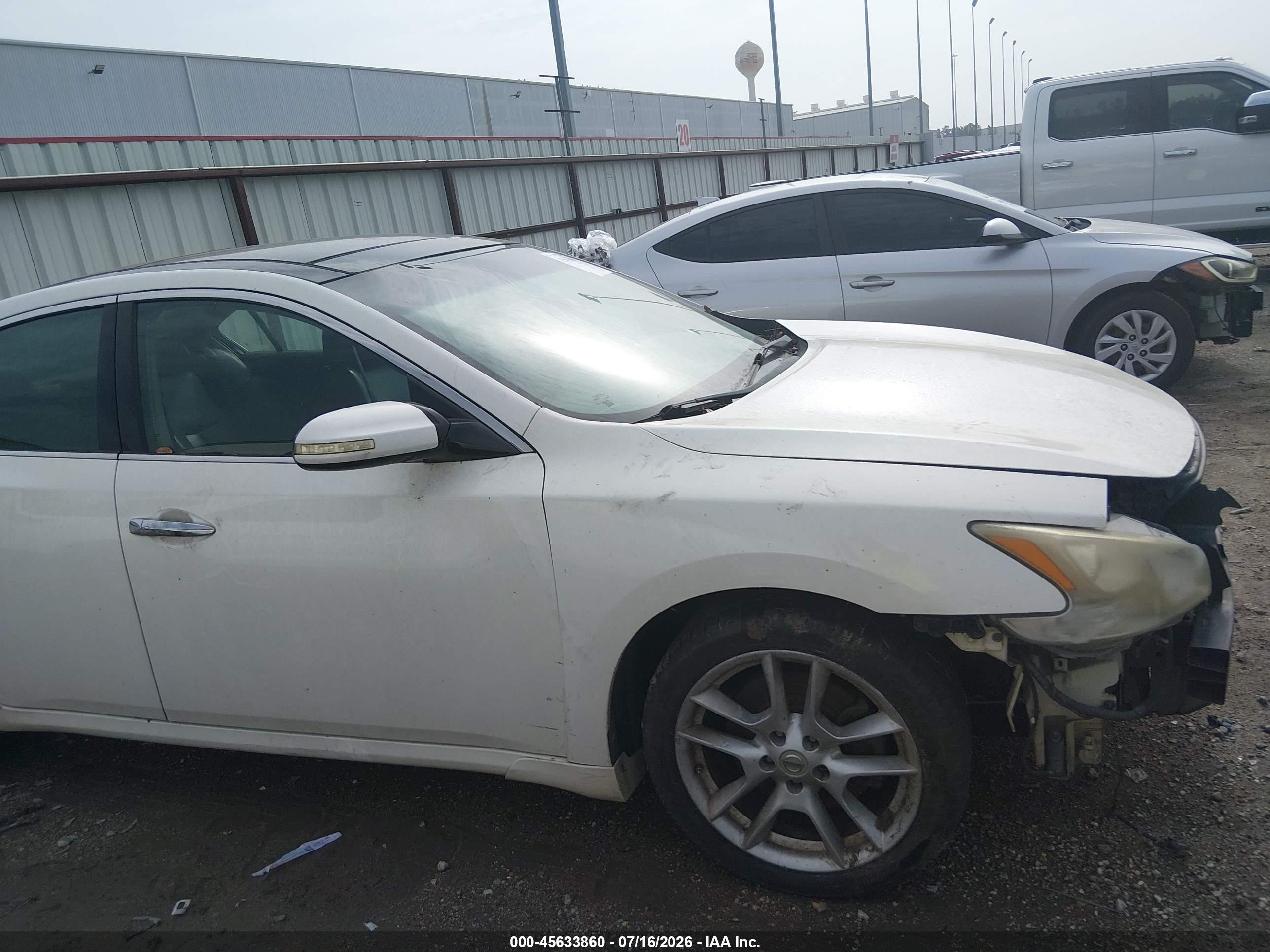 2011 Nissan Maxima 3.5 Sv White vin: 1N4AA5AP4BC830384