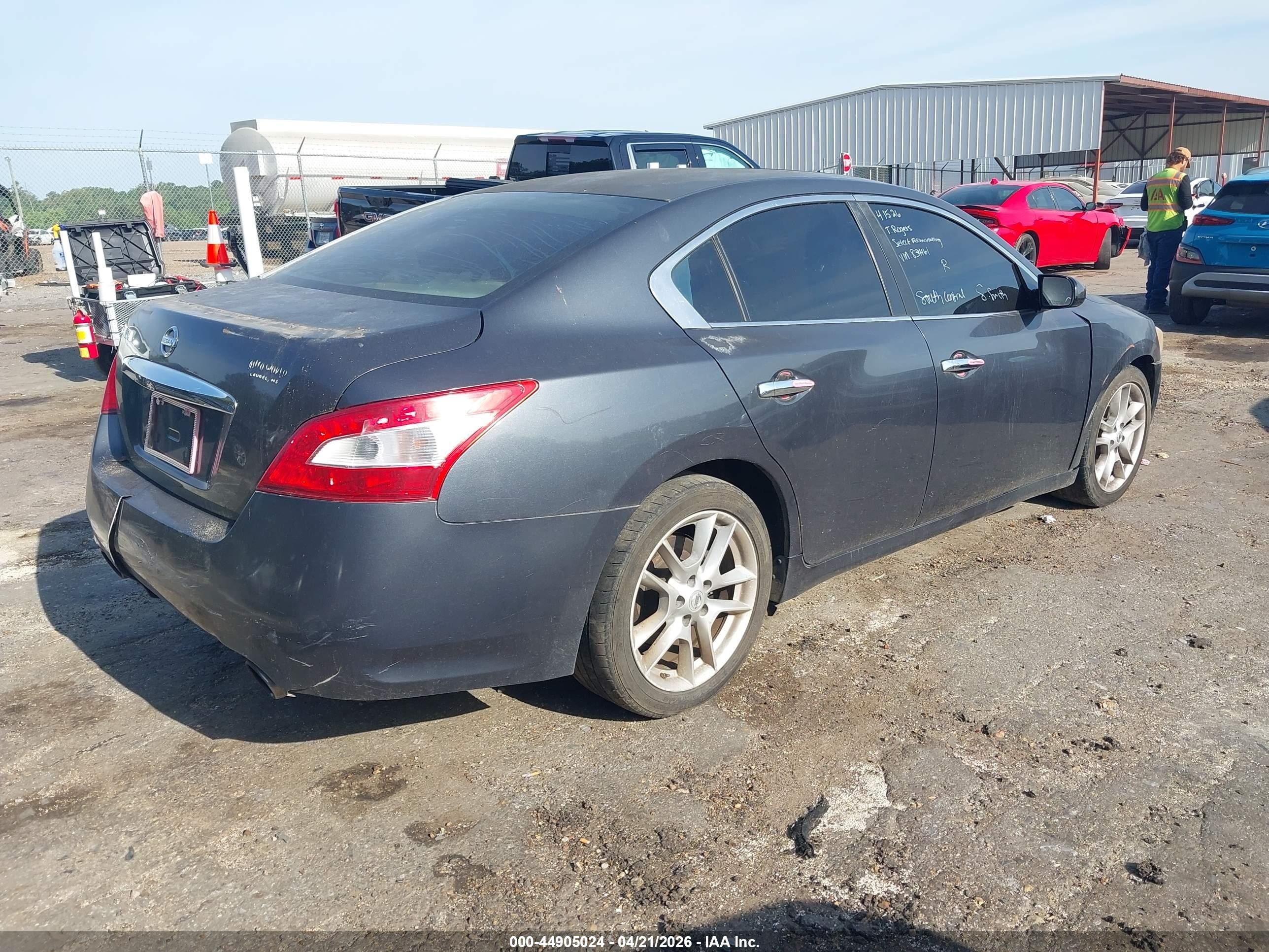 2011 Nissan Maxima 3.5 S Gray vin: 1N4AA5AP4BC834161