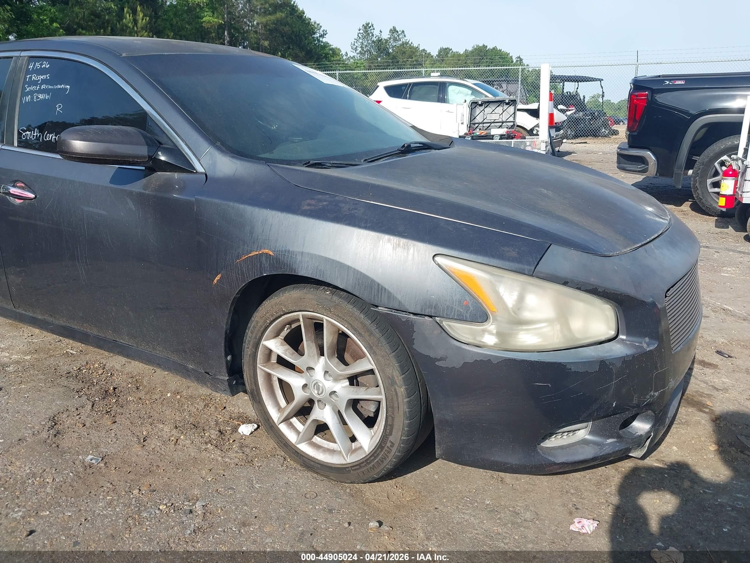 2011 Nissan Maxima 3.5 S Gray vin: 1N4AA5AP4BC834161