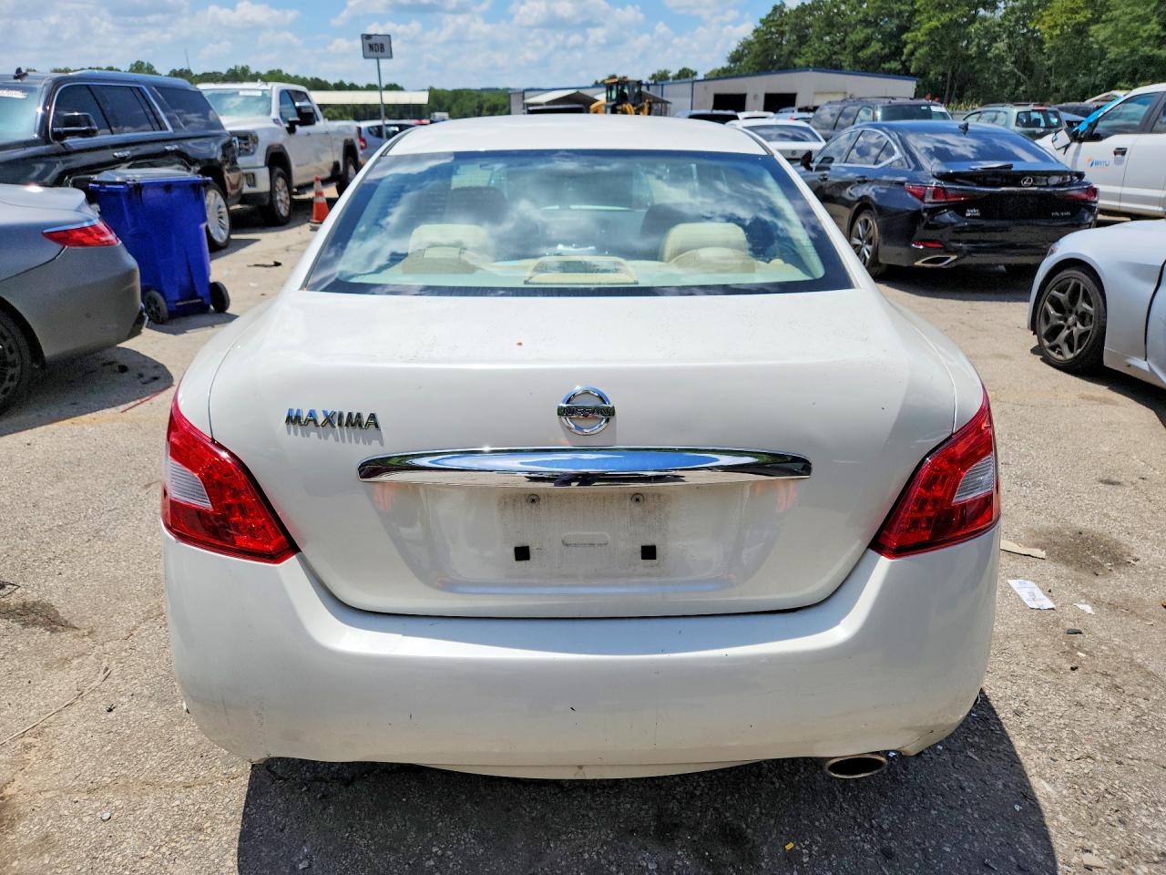 2011 Nissan Maxima 3.5 S White vin: 1N4AA5AP4BC842938