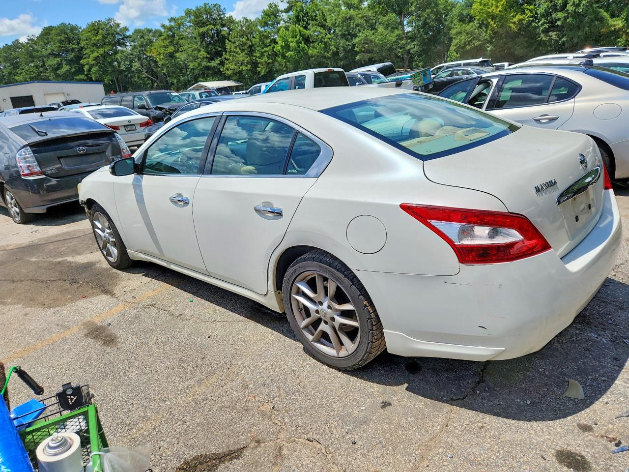 2011 Nissan Maxima 3.5 S White vin: 1N4AA5AP4BC842938