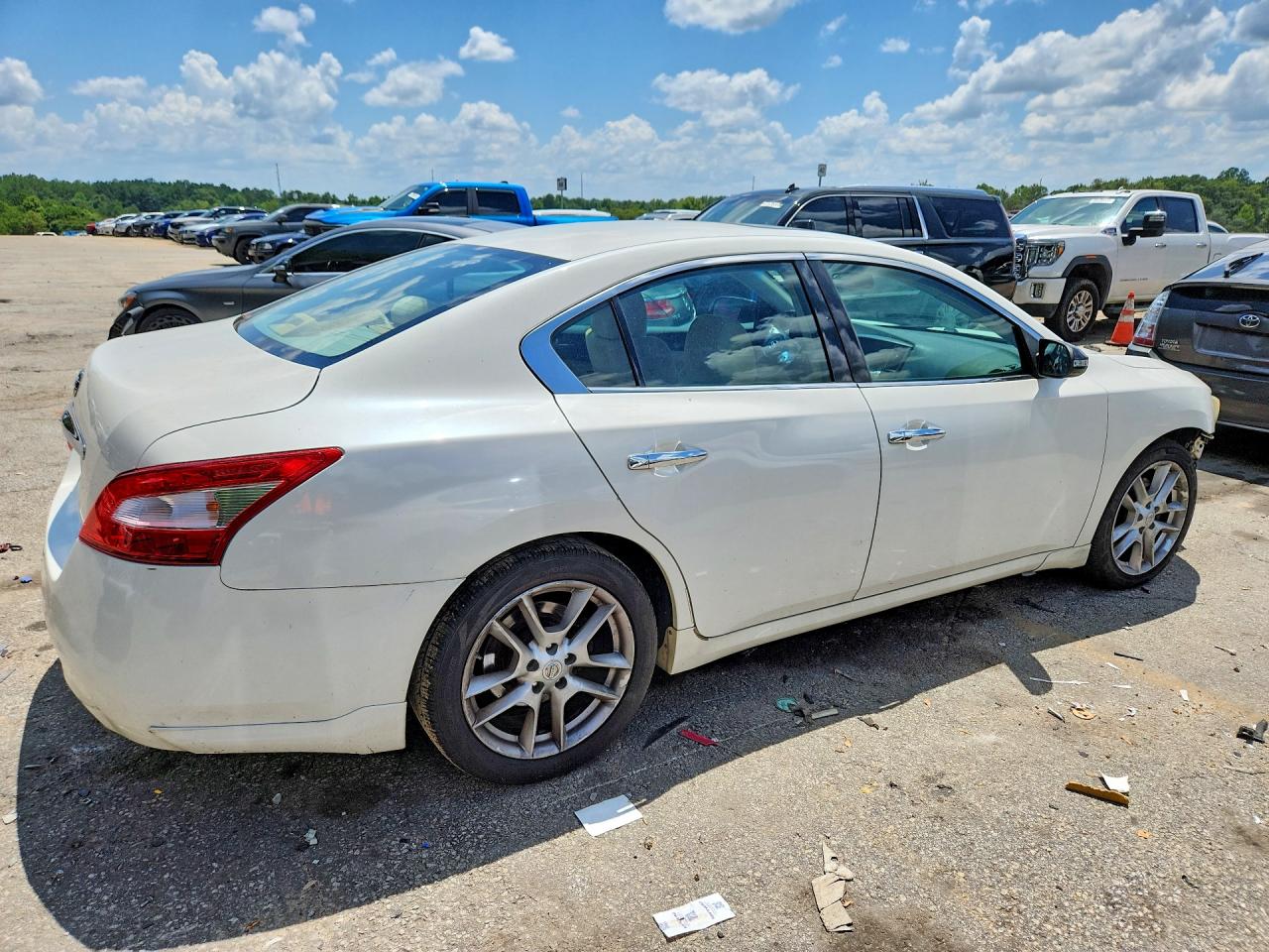2011 Nissan Maxima 3.5 S White vin: 1N4AA5AP4BC842938