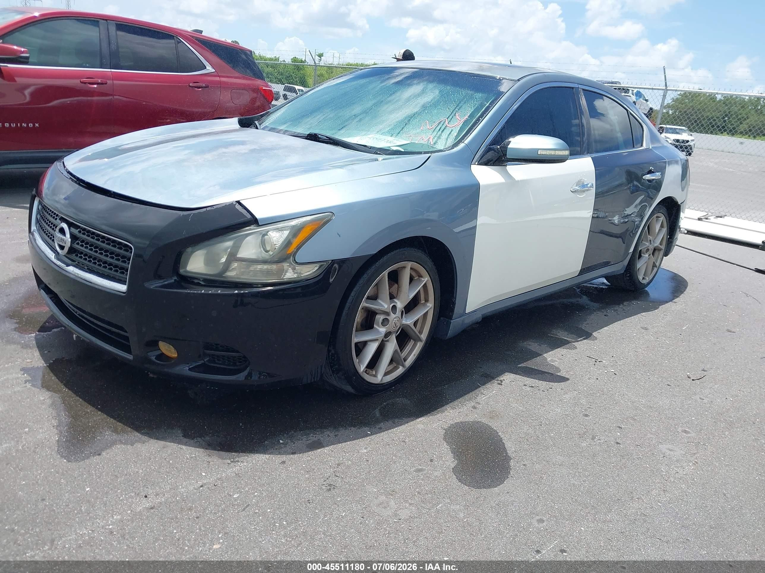 2011 Nissan Maxima 3.5 Sv Blue vin: 1N4AA5AP4BC852336