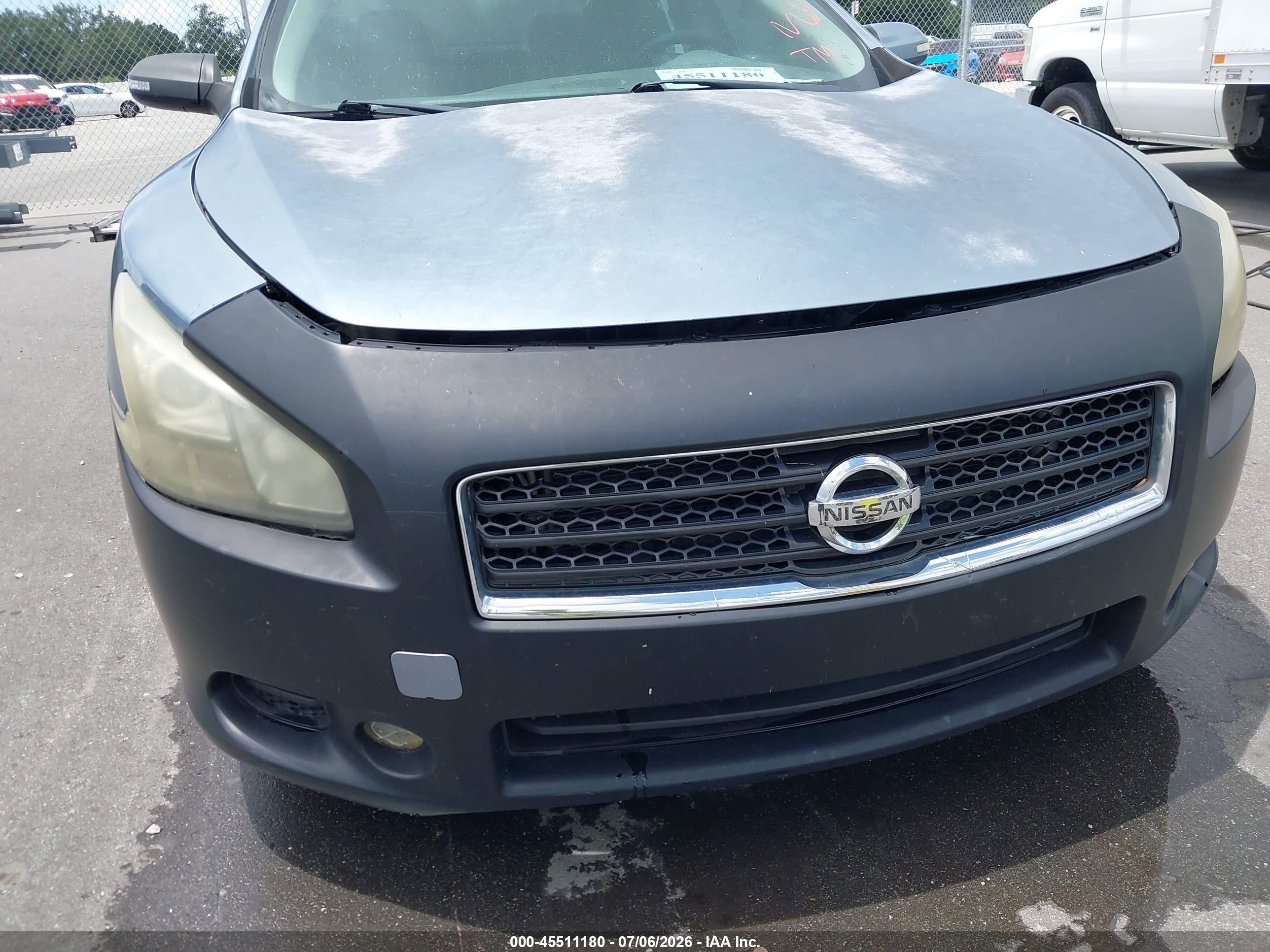 2011 Nissan Maxima 3.5 Sv Blue vin: 1N4AA5AP4BC852336