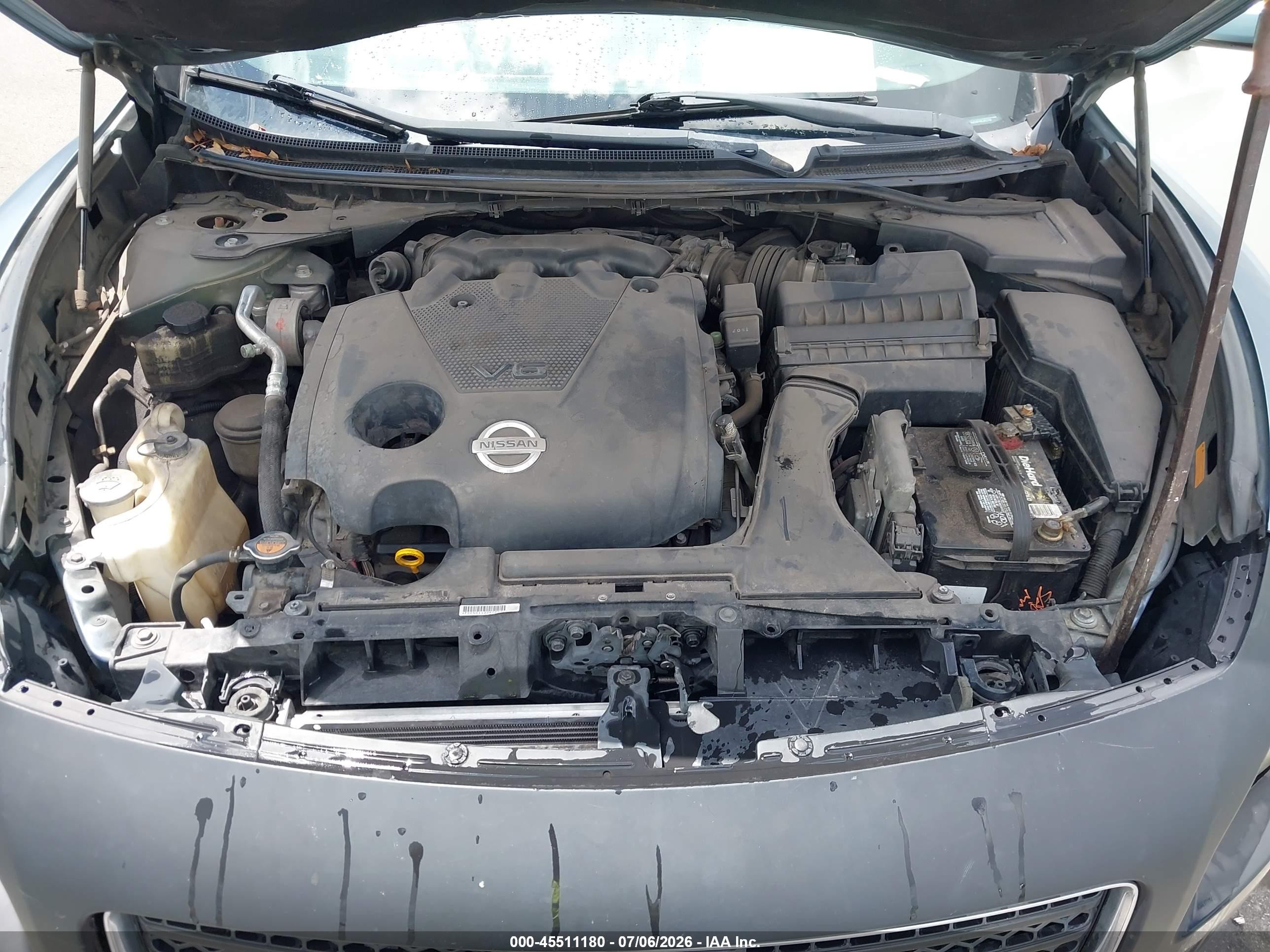 2011 Nissan Maxima 3.5 Sv Blue vin: 1N4AA5AP4BC852336