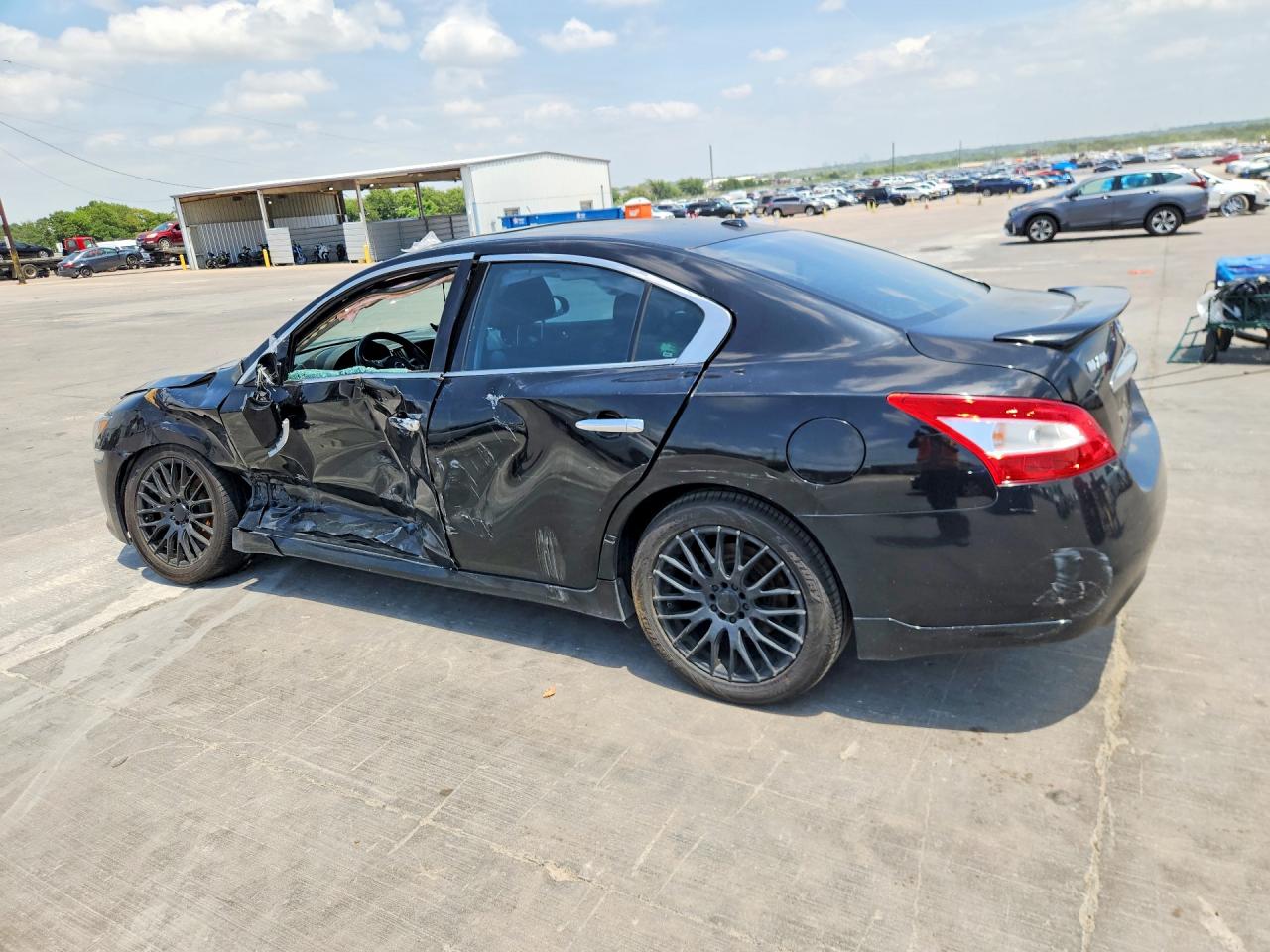 2011 Nissan Maxima 3.5 S Black vin: 1N4AA5AP4BC855432