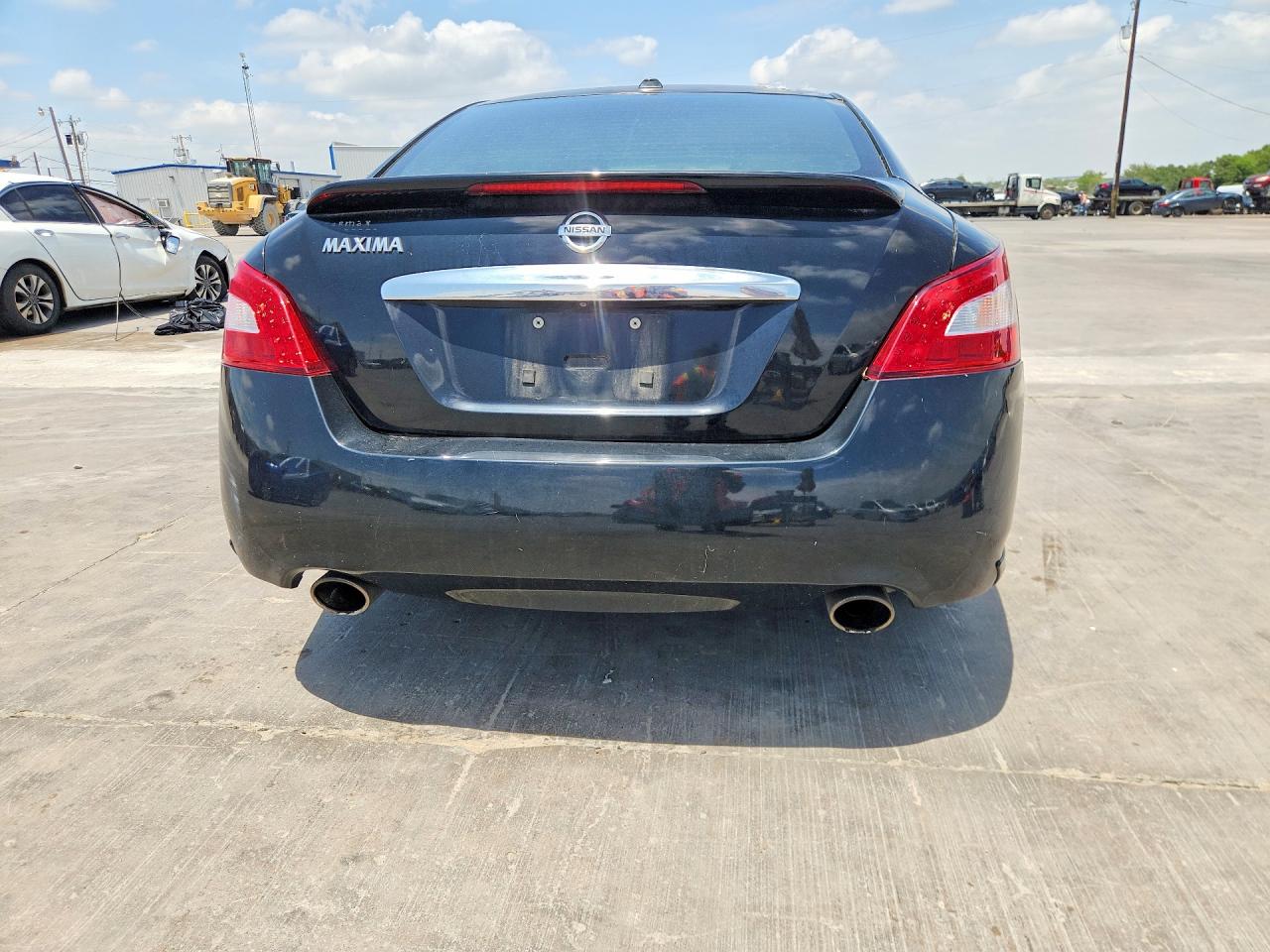 2011 Nissan Maxima 3.5 S Black vin: 1N4AA5AP4BC855432