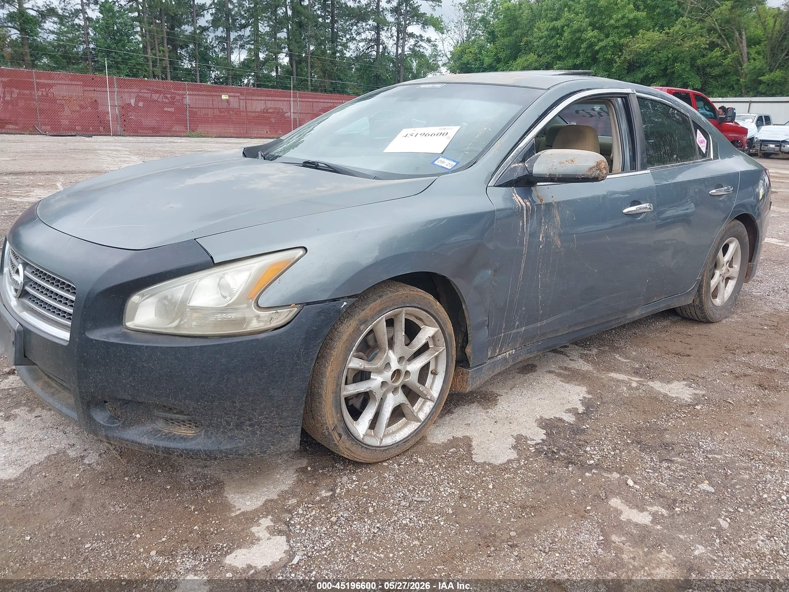 2011 Nissan Maxima 3.5 S Blue vin: 1N4AA5AP4BC856077