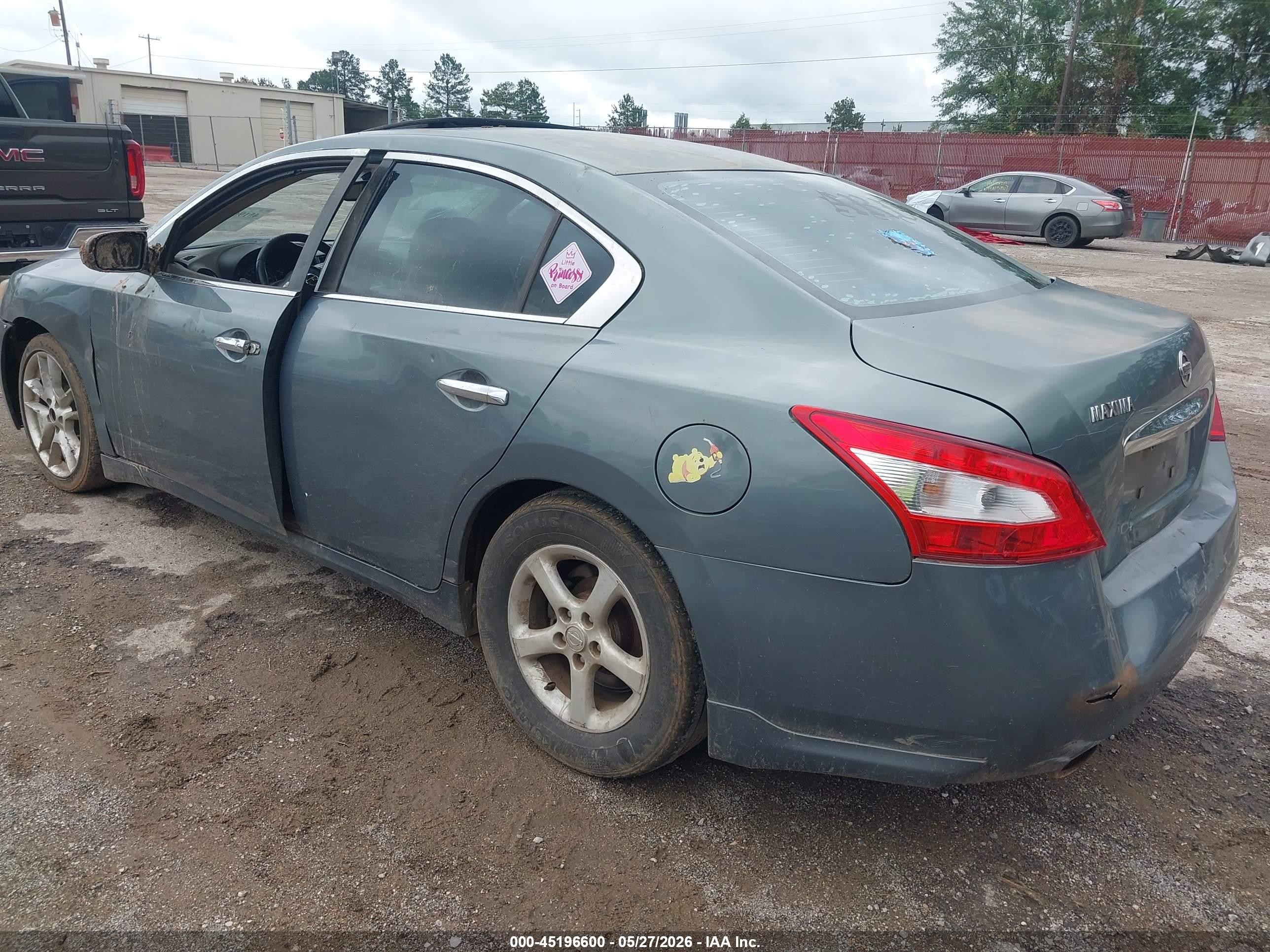 2011 Nissan Maxima 3.5 S Blue vin: 1N4AA5AP4BC856077