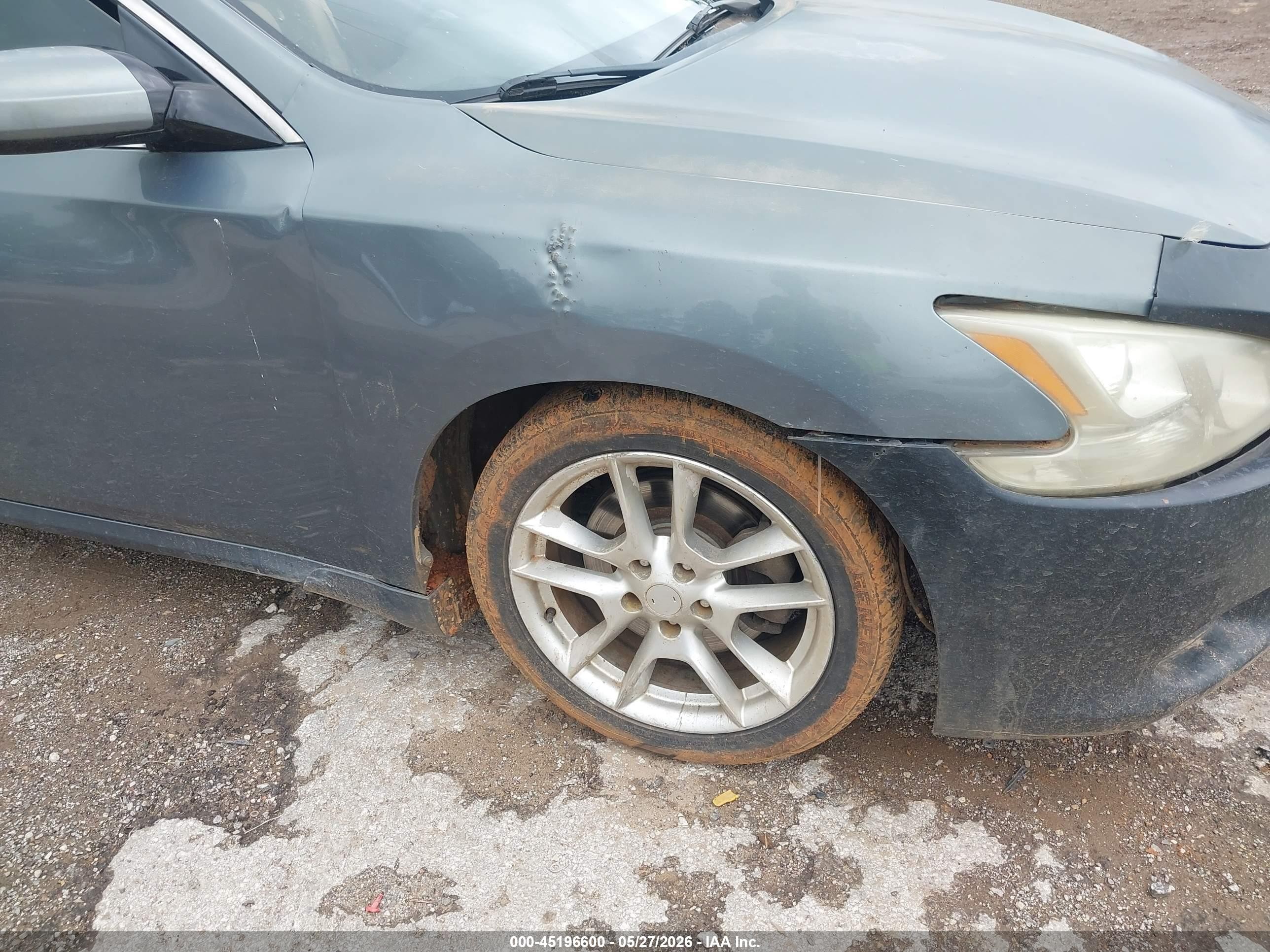 2011 Nissan Maxima 3.5 S Blue vin: 1N4AA5AP4BC856077