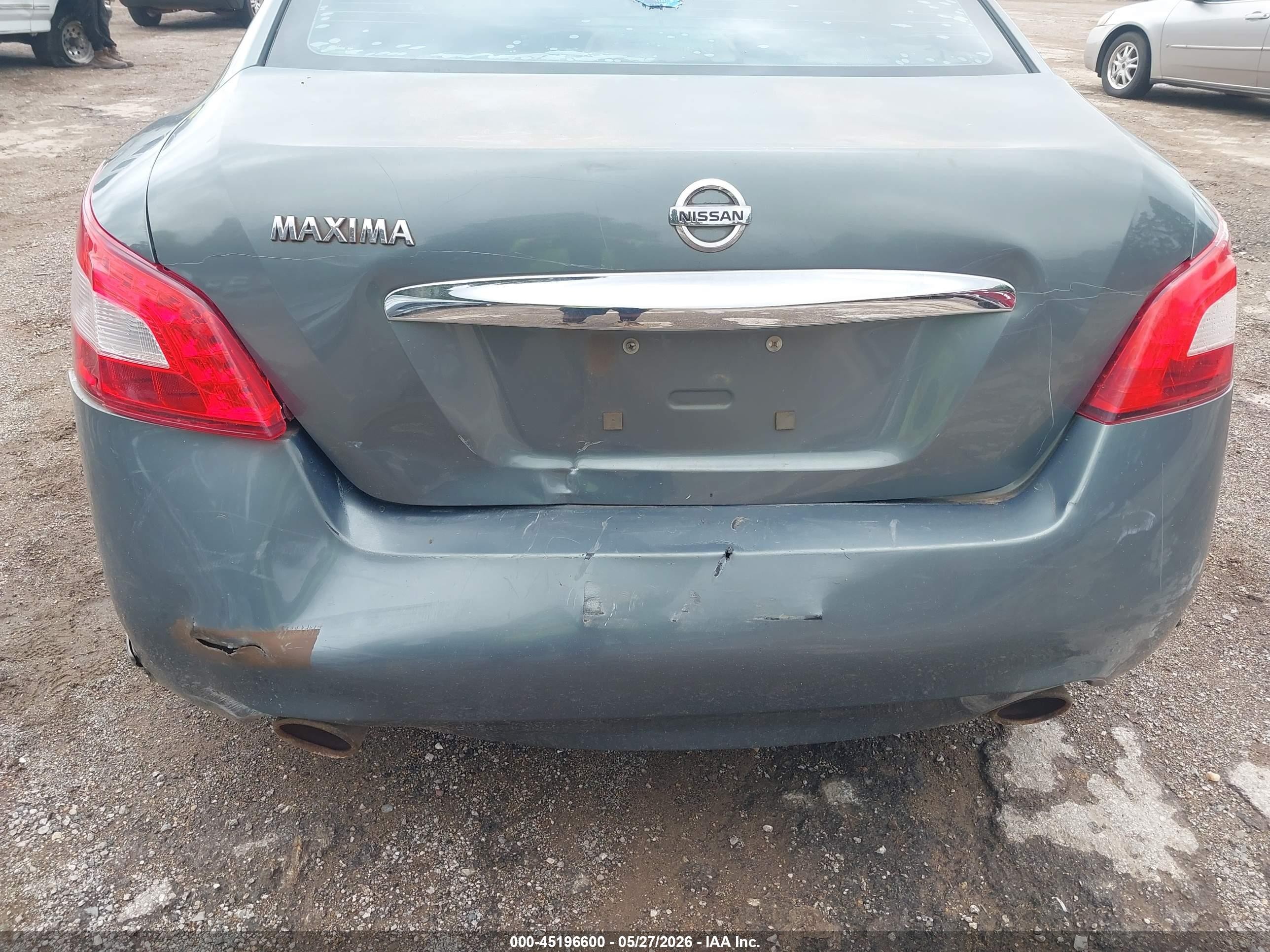 2011 Nissan Maxima 3.5 S Blue vin: 1N4AA5AP4BC856077