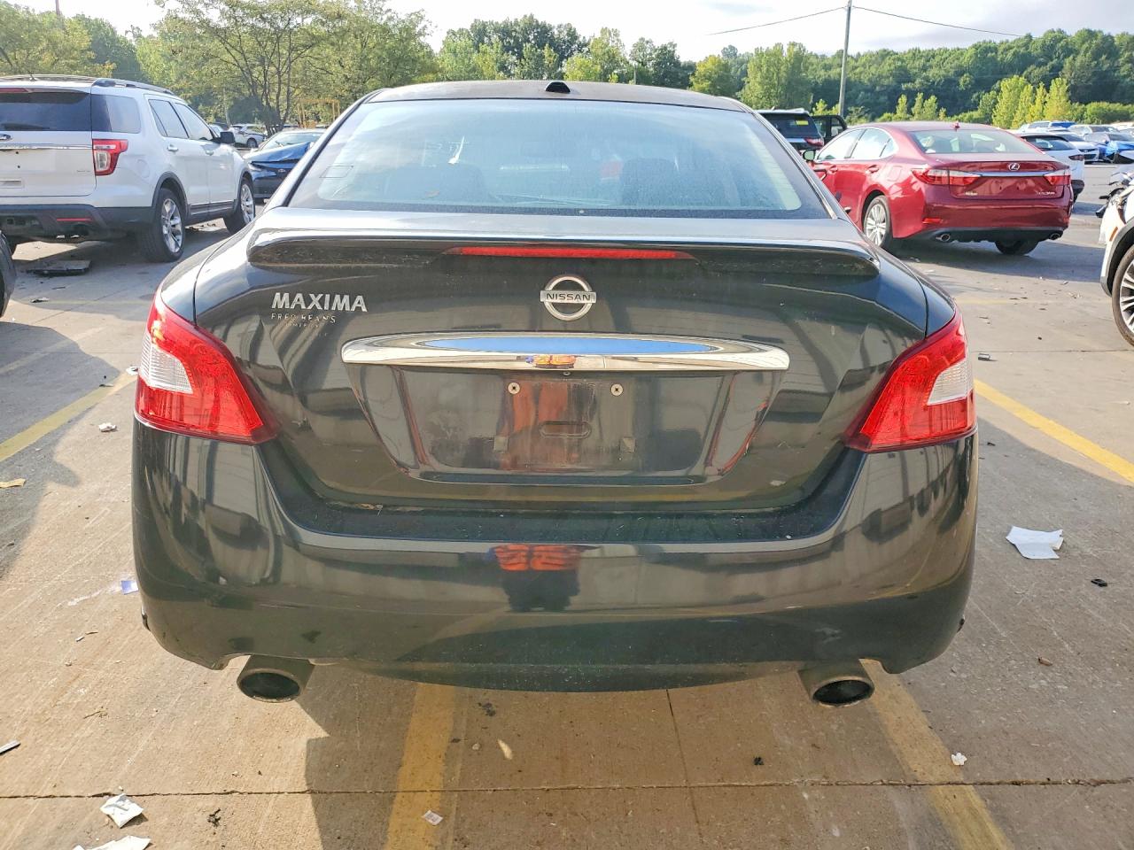 2011 Nissan Maxima 3.5 S Black vin: 1N4AA5AP4BC857259