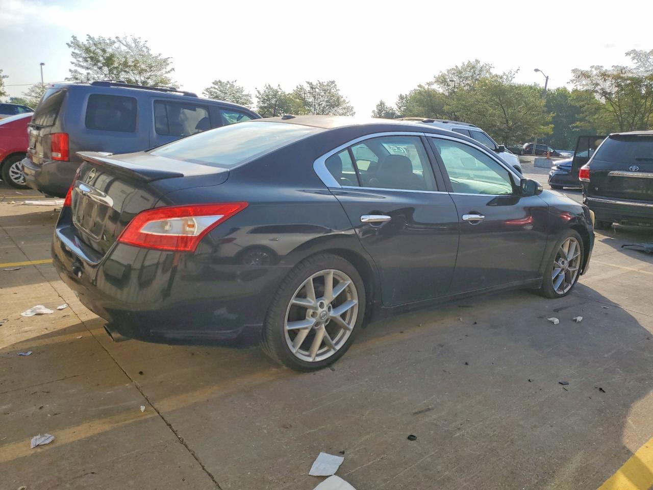2011 Nissan Maxima 3.5 S Black vin: 1N4AA5AP4BC857259