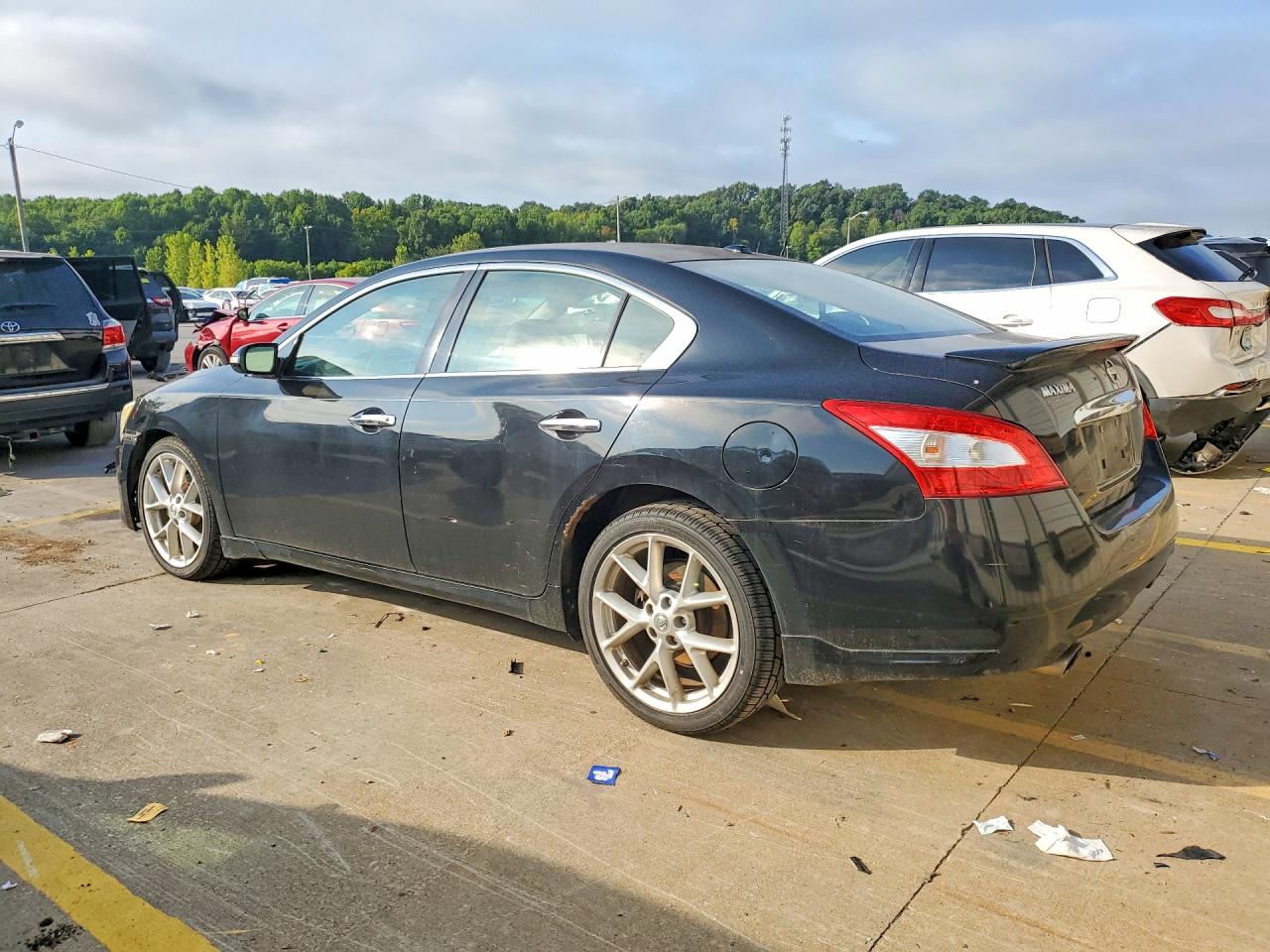 2011 Nissan Maxima 3.5 S Black vin: 1N4AA5AP4BC857259
