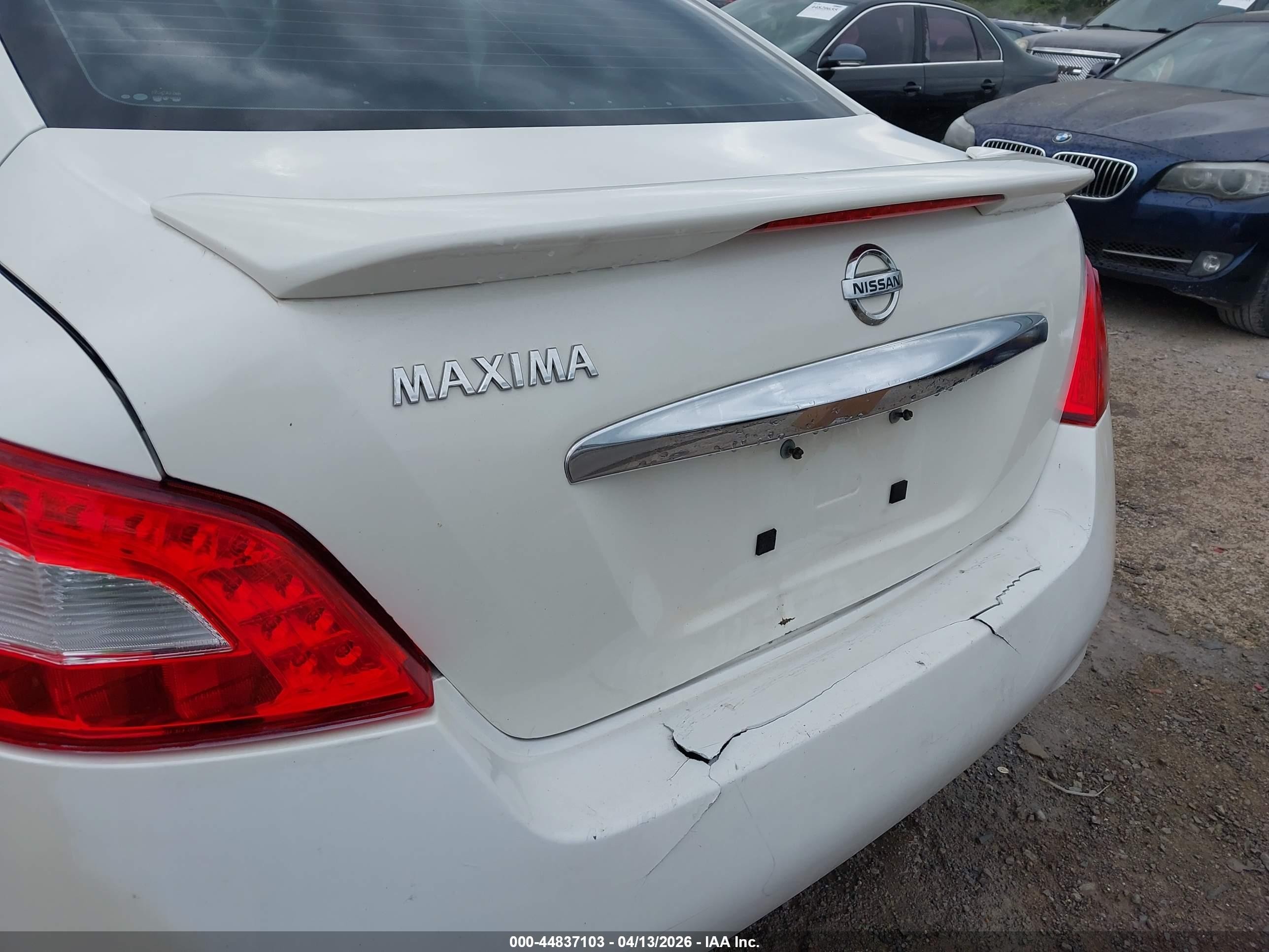2011 Nissan Maxima 3.5 Sv Белый vin: 1N4AA5AP4BC858654
