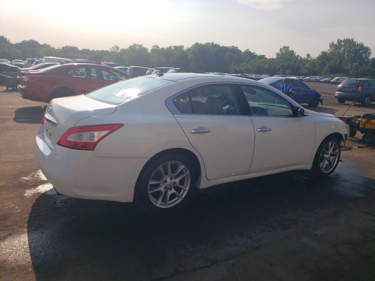 2011 Nissan Maxima 3.5 S White vin: 1N4AA5AP4BC860050