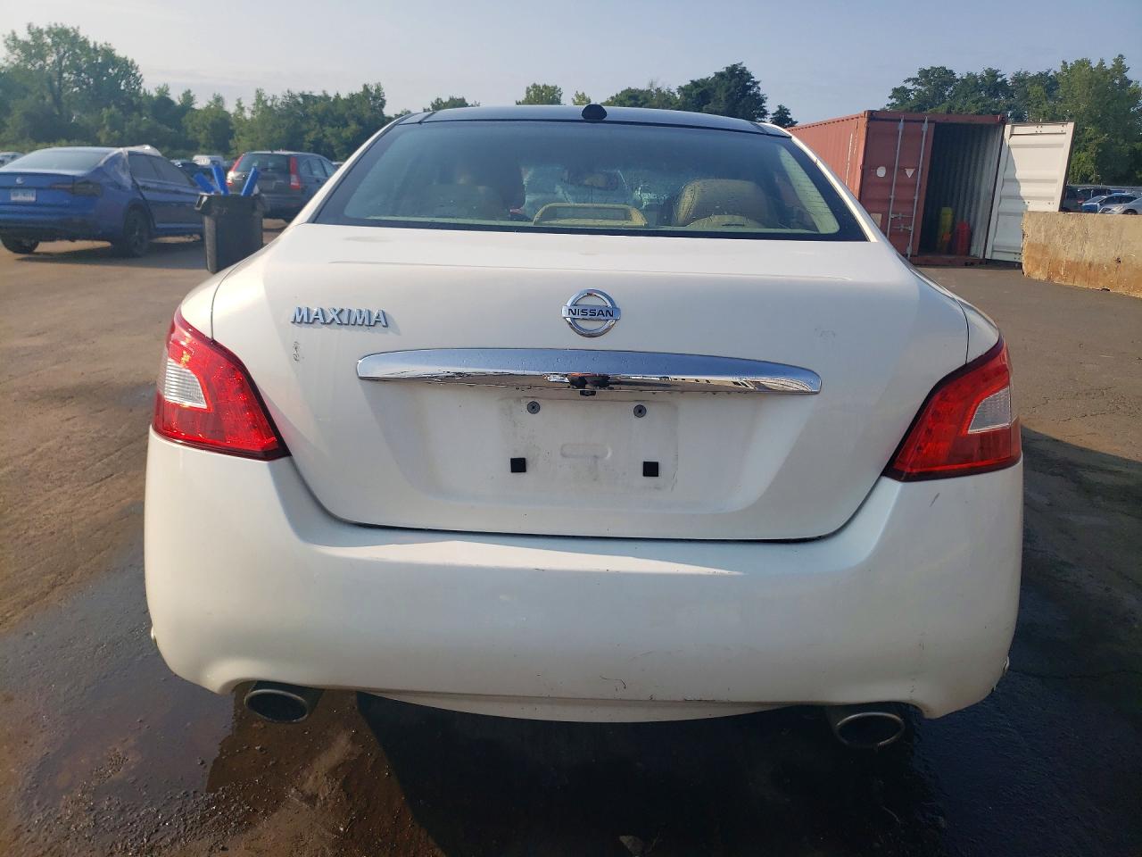 2011 Nissan Maxima 3.5 S White vin: 1N4AA5AP4BC860050