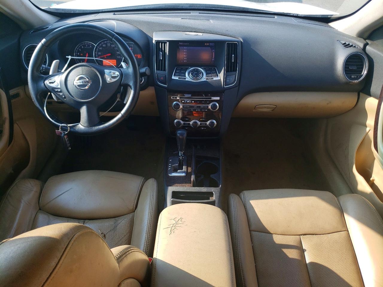 2011 Nissan Maxima 3.5 S White vin: 1N4AA5AP4BC860050
