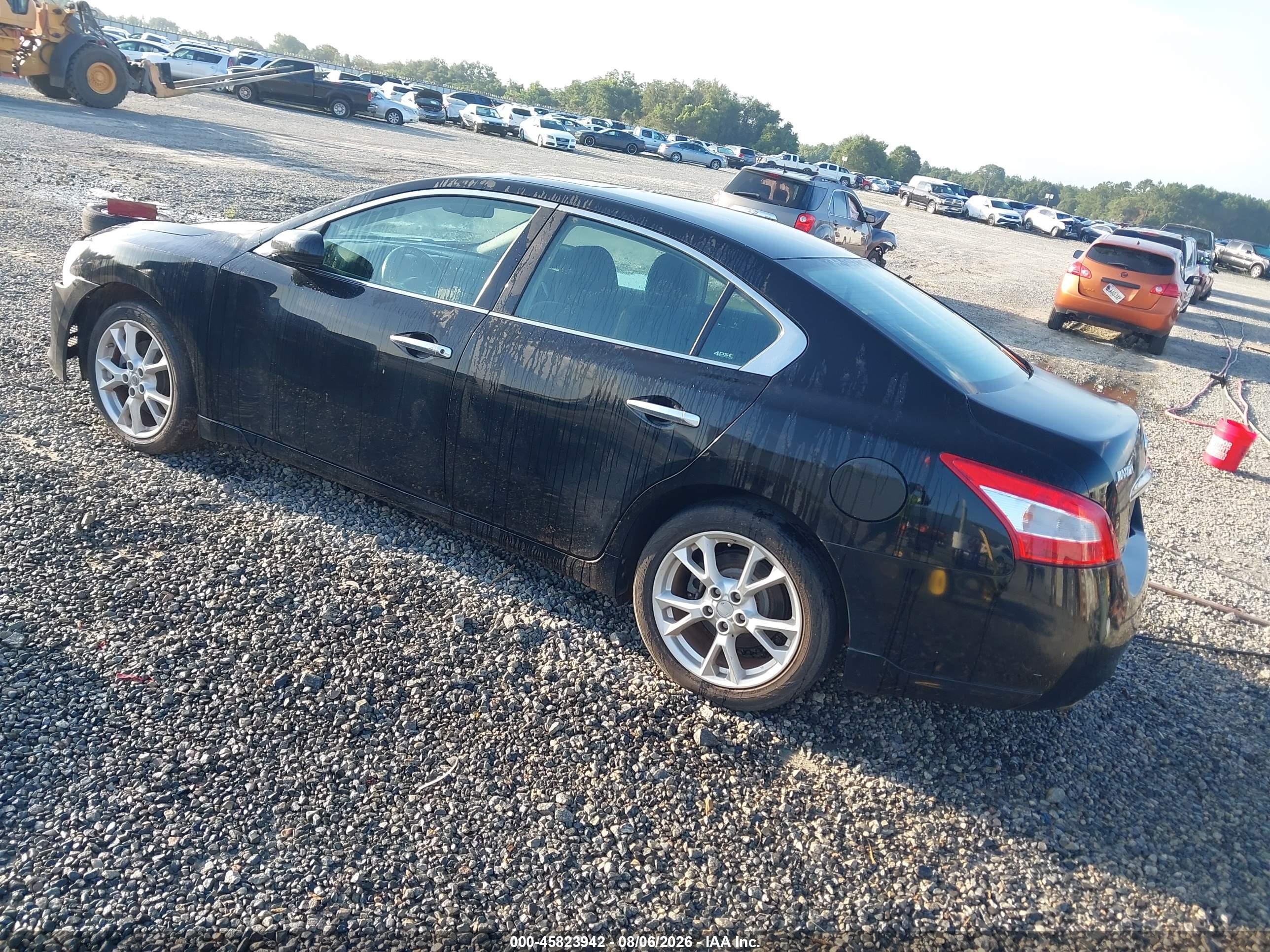 2011 Nissan Maxima 3.5 S Black vin: 1N4AA5AP4BC862056