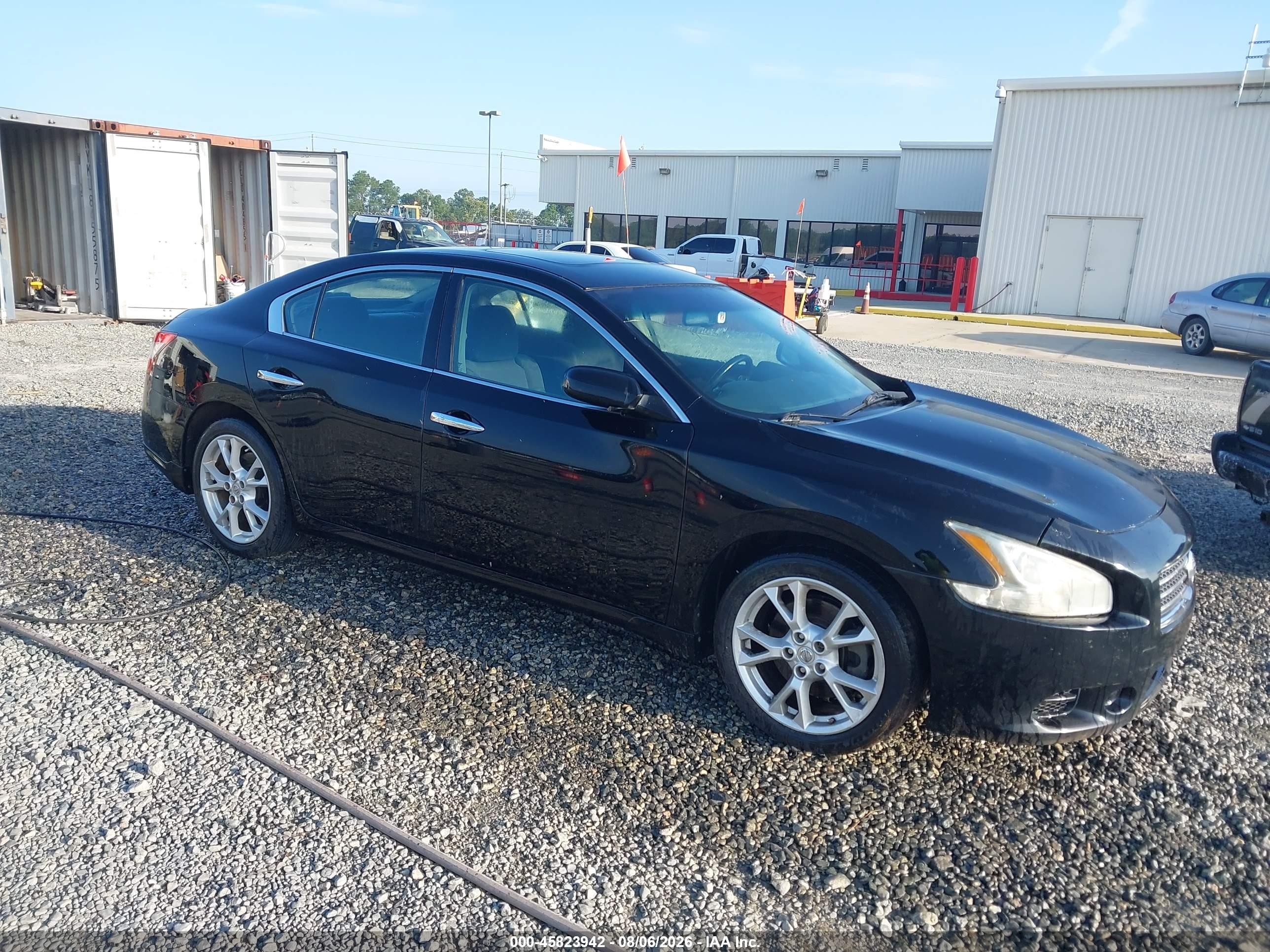 2011 Nissan Maxima 3.5 S Black vin: 1N4AA5AP4BC862056