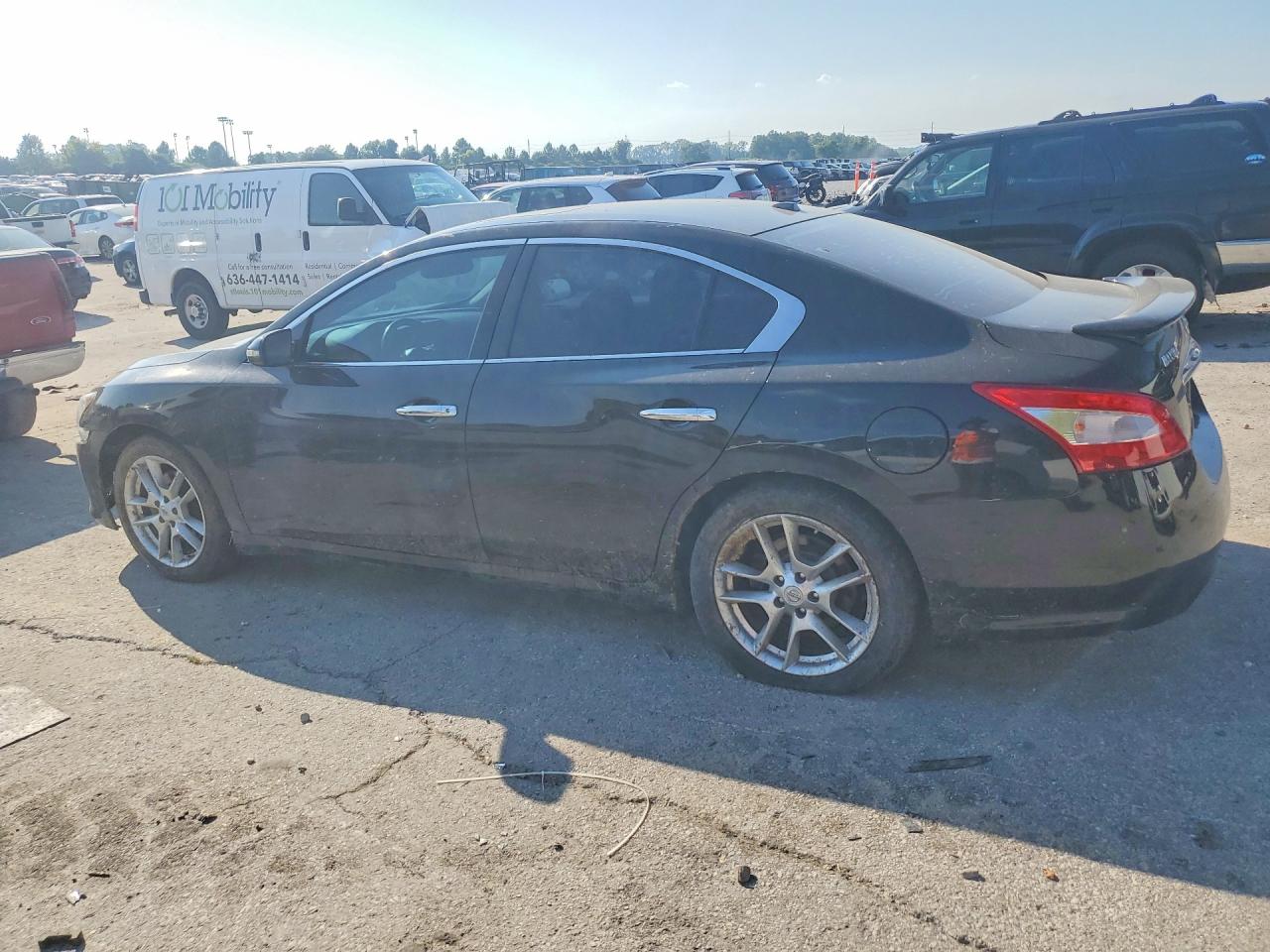 2011 Nissan Maxima 3.5 S Black vin: 1N4AA5AP4BC863045