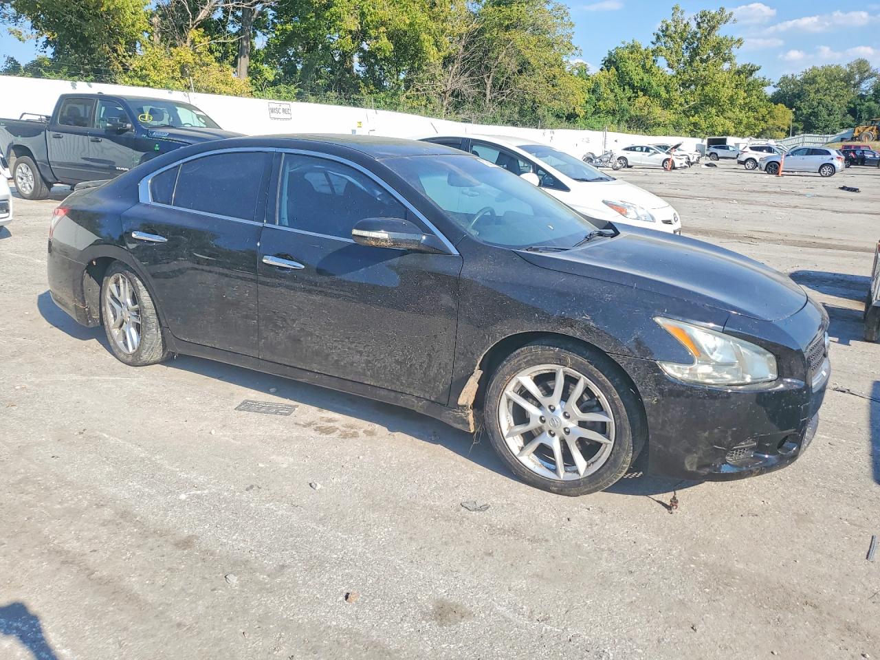 2011 Nissan Maxima 3.5 S Black vin: 1N4AA5AP4BC863045