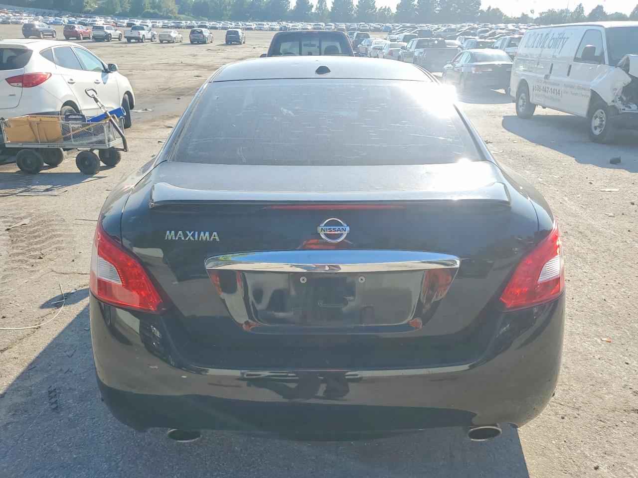 2011 Nissan Maxima 3.5 S Black vin: 1N4AA5AP4BC863045