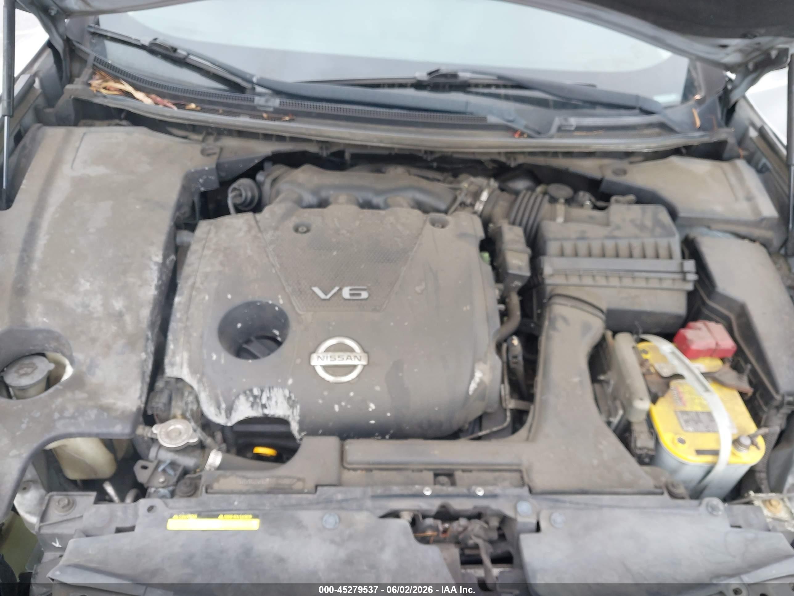 2012 Nissan Maxima 3.5 Sv Silver vin: 1N4AA5AP4CC823856