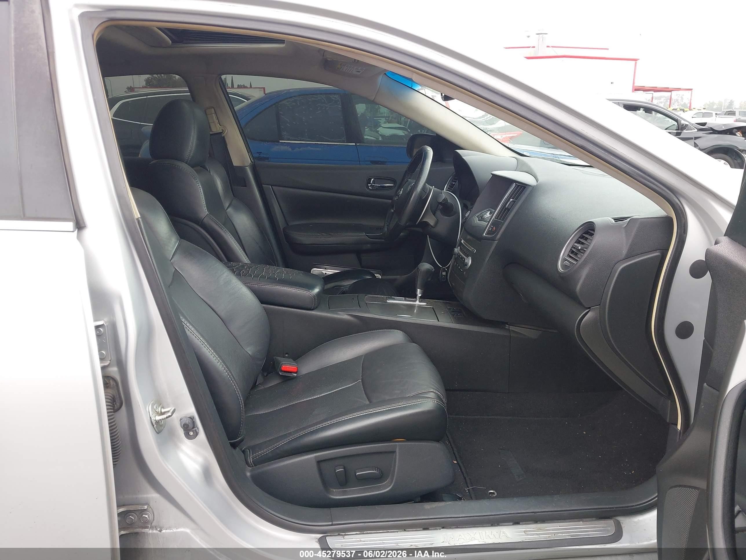 2012 Nissan Maxima 3.5 Sv Silver vin: 1N4AA5AP4CC823856