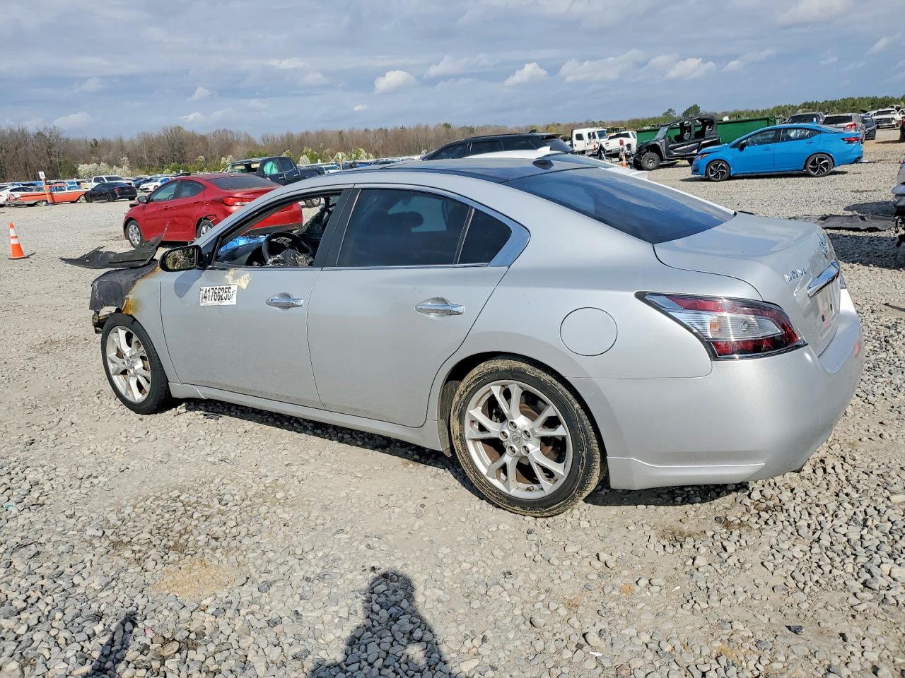 2012 Nissan Maxima 3.5 S Silver vin: 1N4AA5AP4CC830189