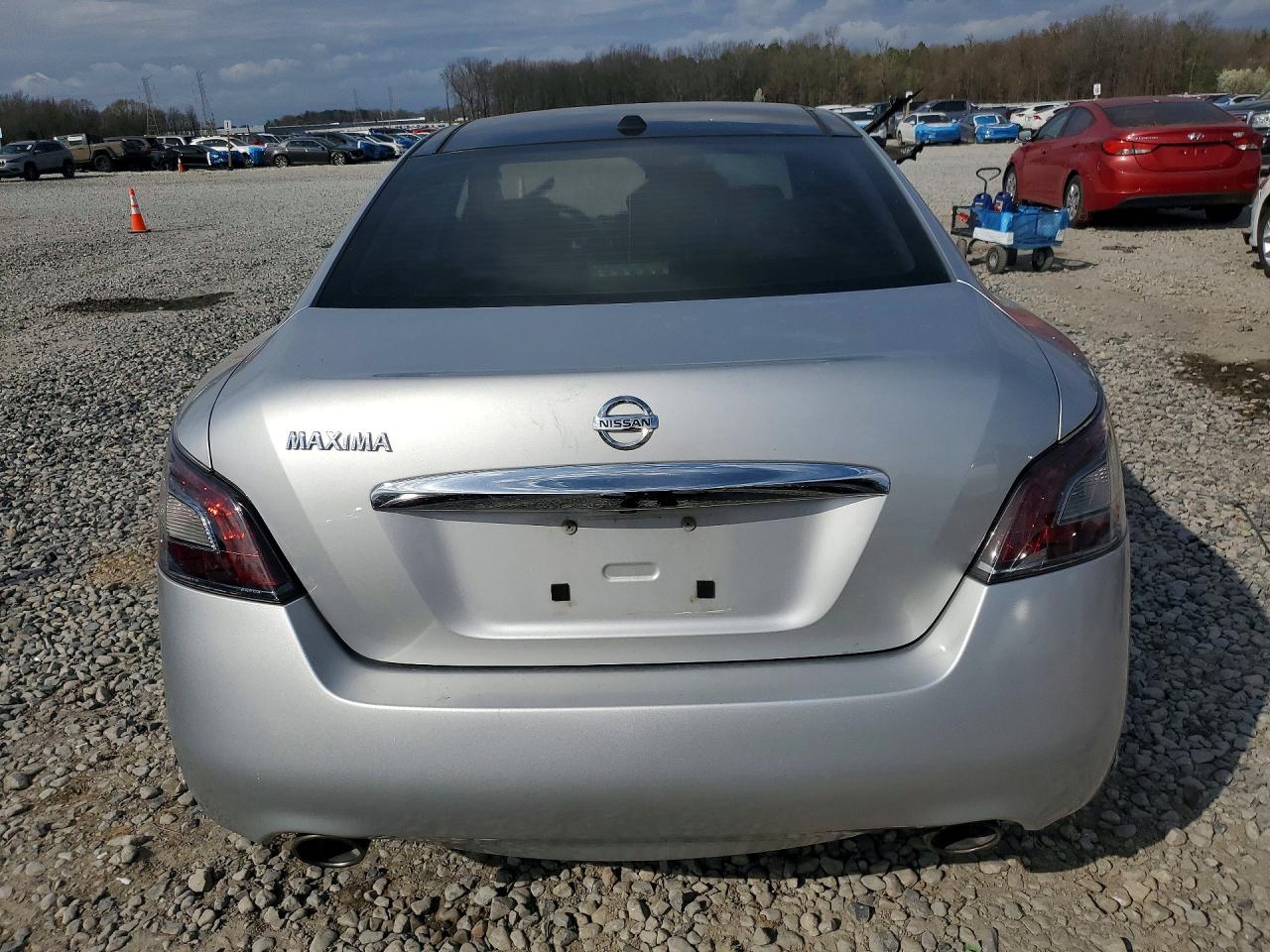 2012 Nissan Maxima 3.5 S Silver vin: 1N4AA5AP4CC830189
