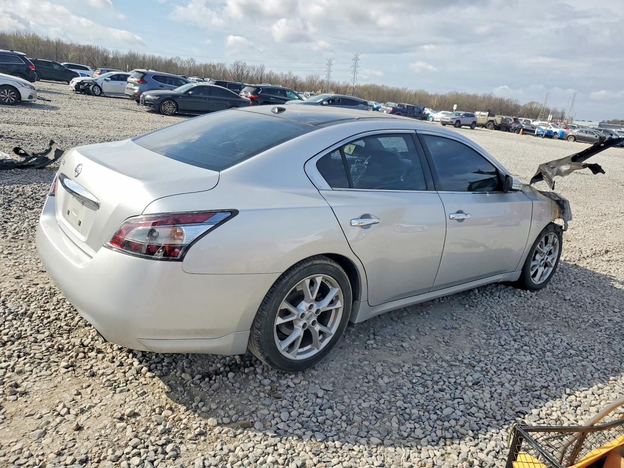 2012 Nissan Maxima 3.5 S Silver vin: 1N4AA5AP4CC830189