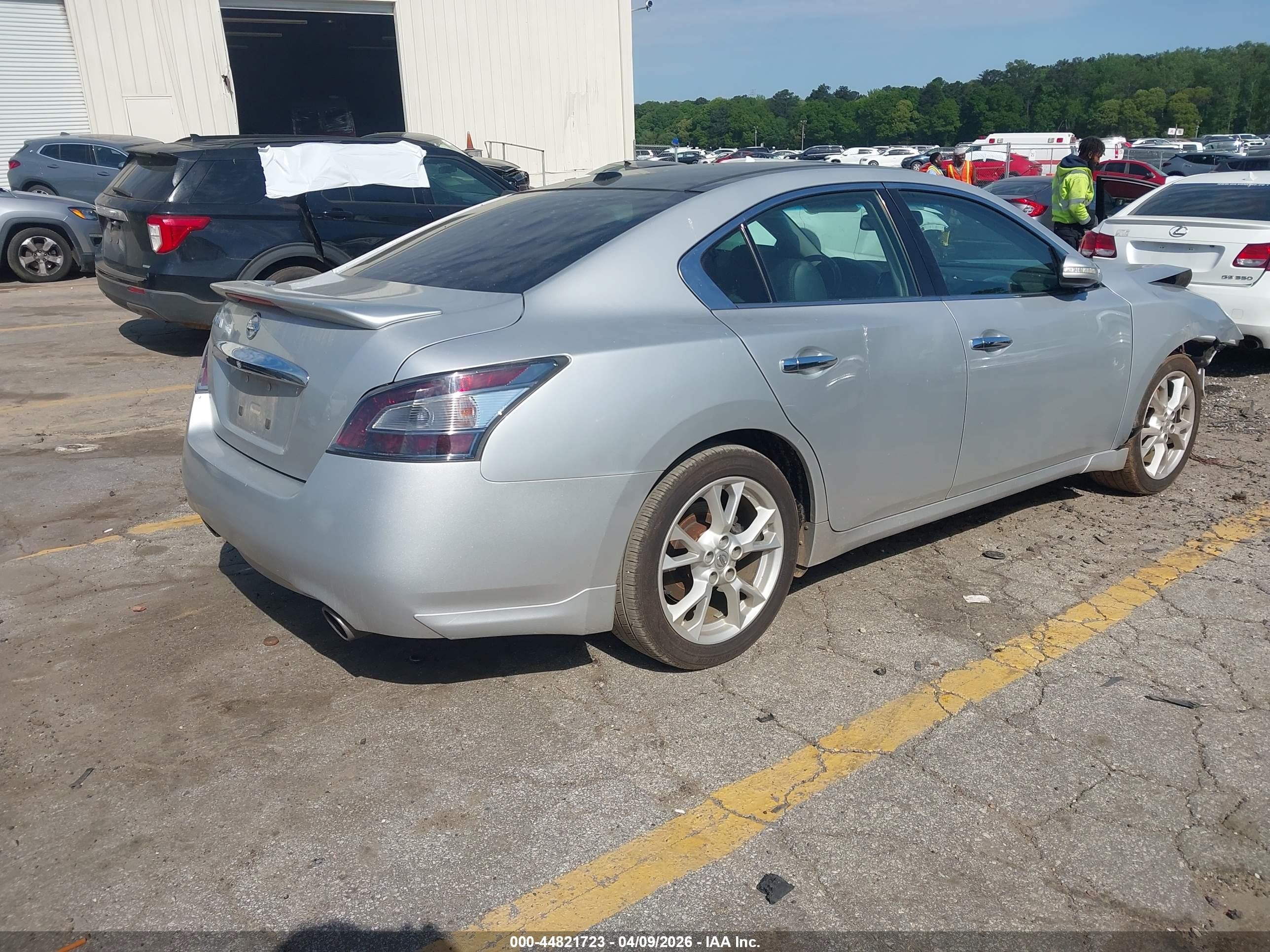 2012 Nissan Maxima 3.5 Sv Silver vin: 1N4AA5AP4CC835151