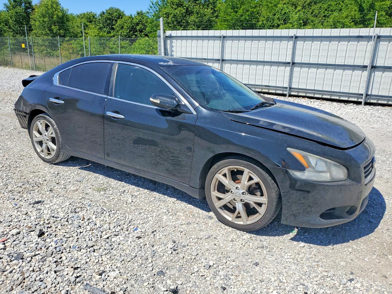 2012 Nissan Maxima 3.5 S Black vin: 1N4AA5AP4CC839197