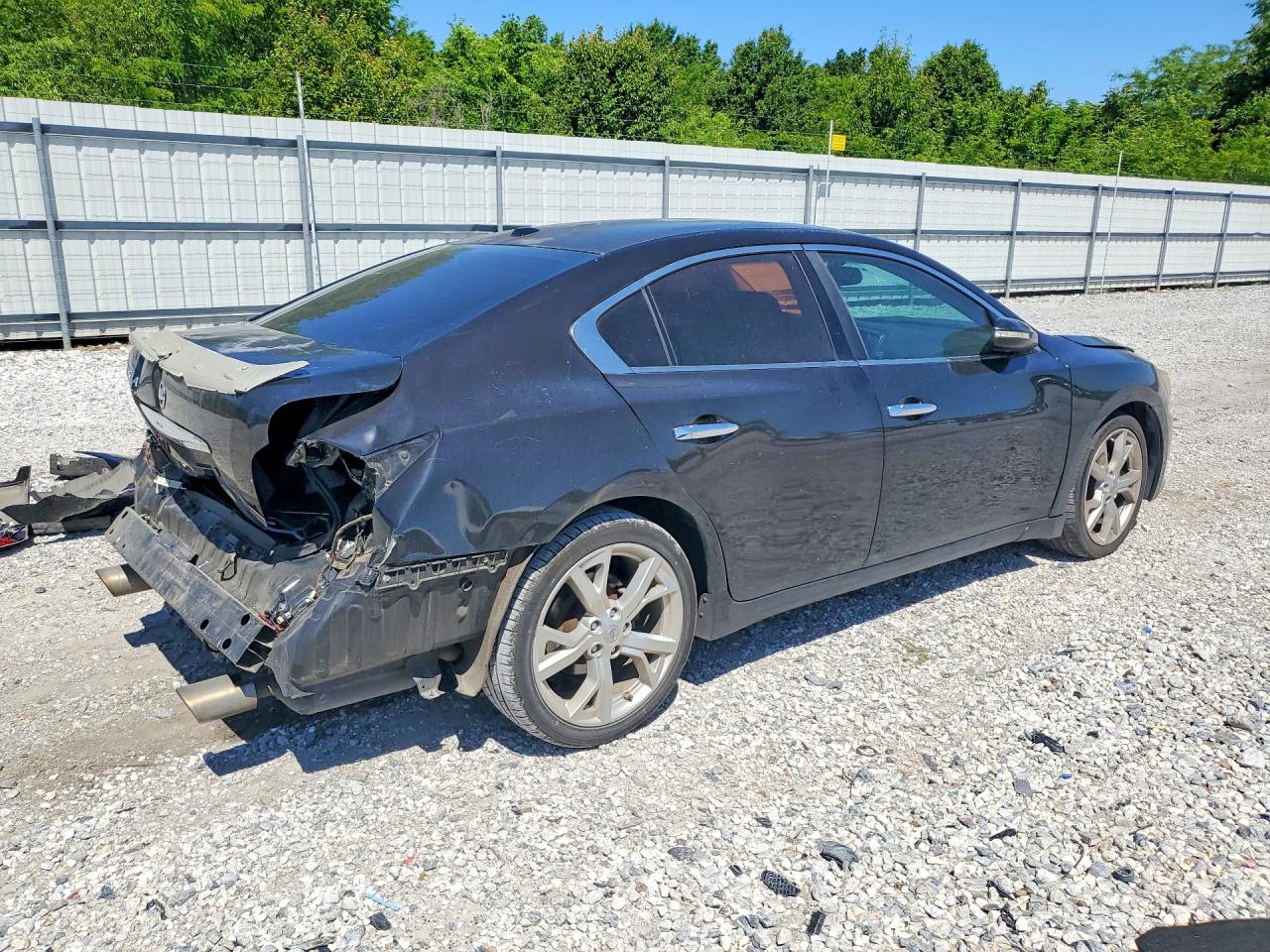 2012 Nissan Maxima 3.5 S Black vin: 1N4AA5AP4CC839197