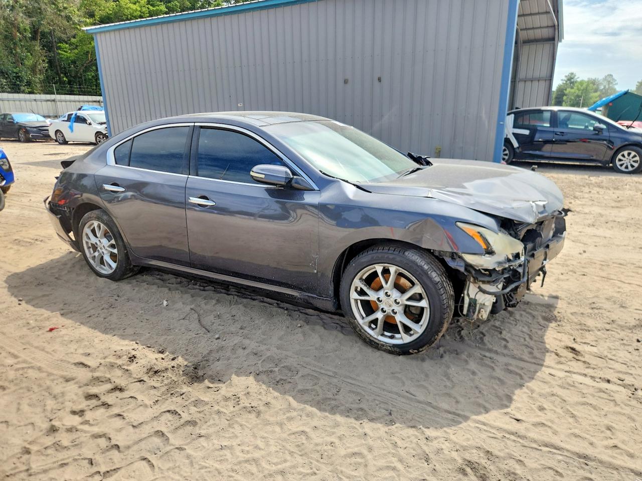 2012 Nissan Maxima S/sv Gray vin: 1N4AA5AP4CC843931