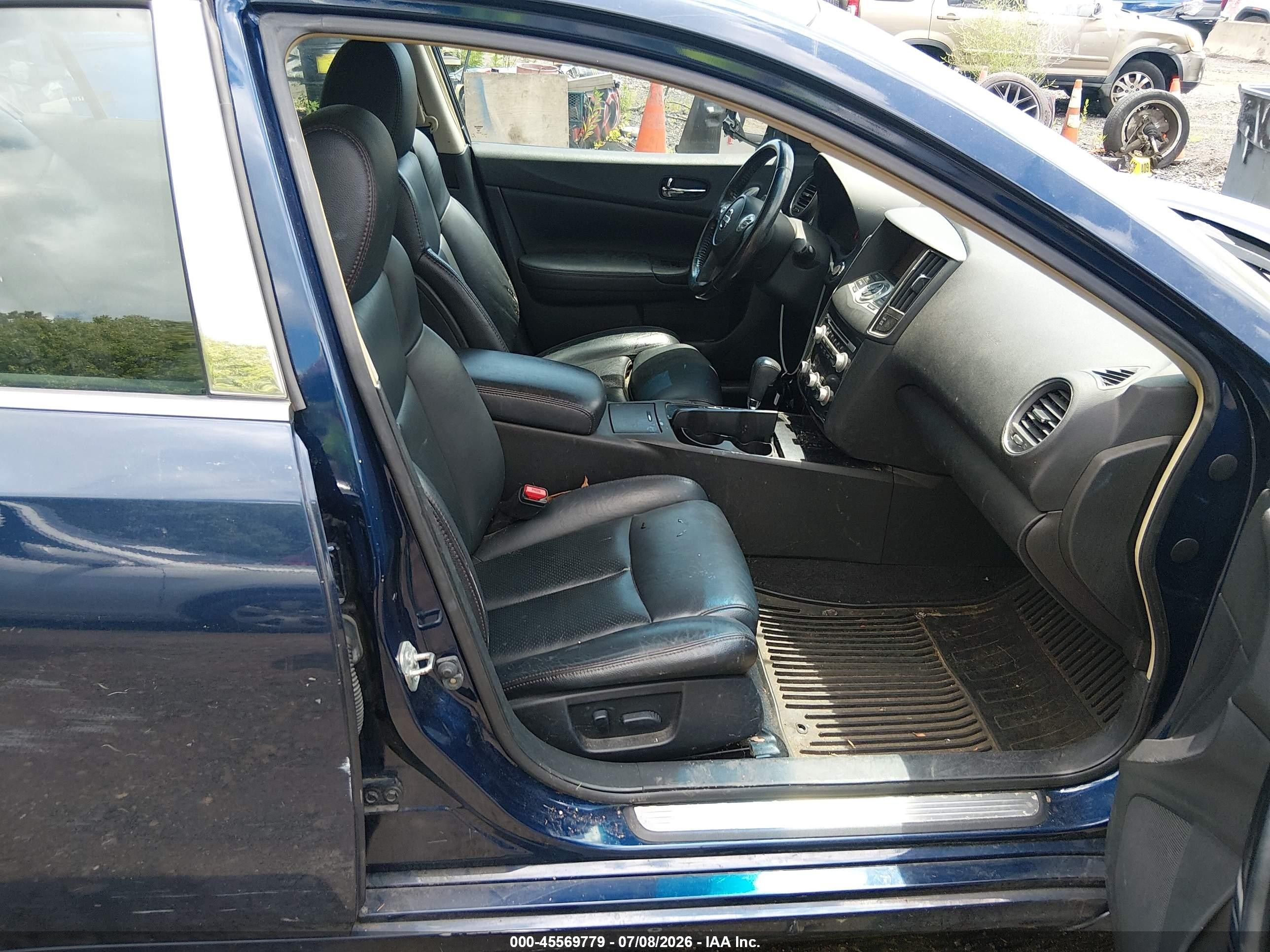 2012 Nissan Maxima 3.5 Sv Blue vin: 1N4AA5AP4CC844884