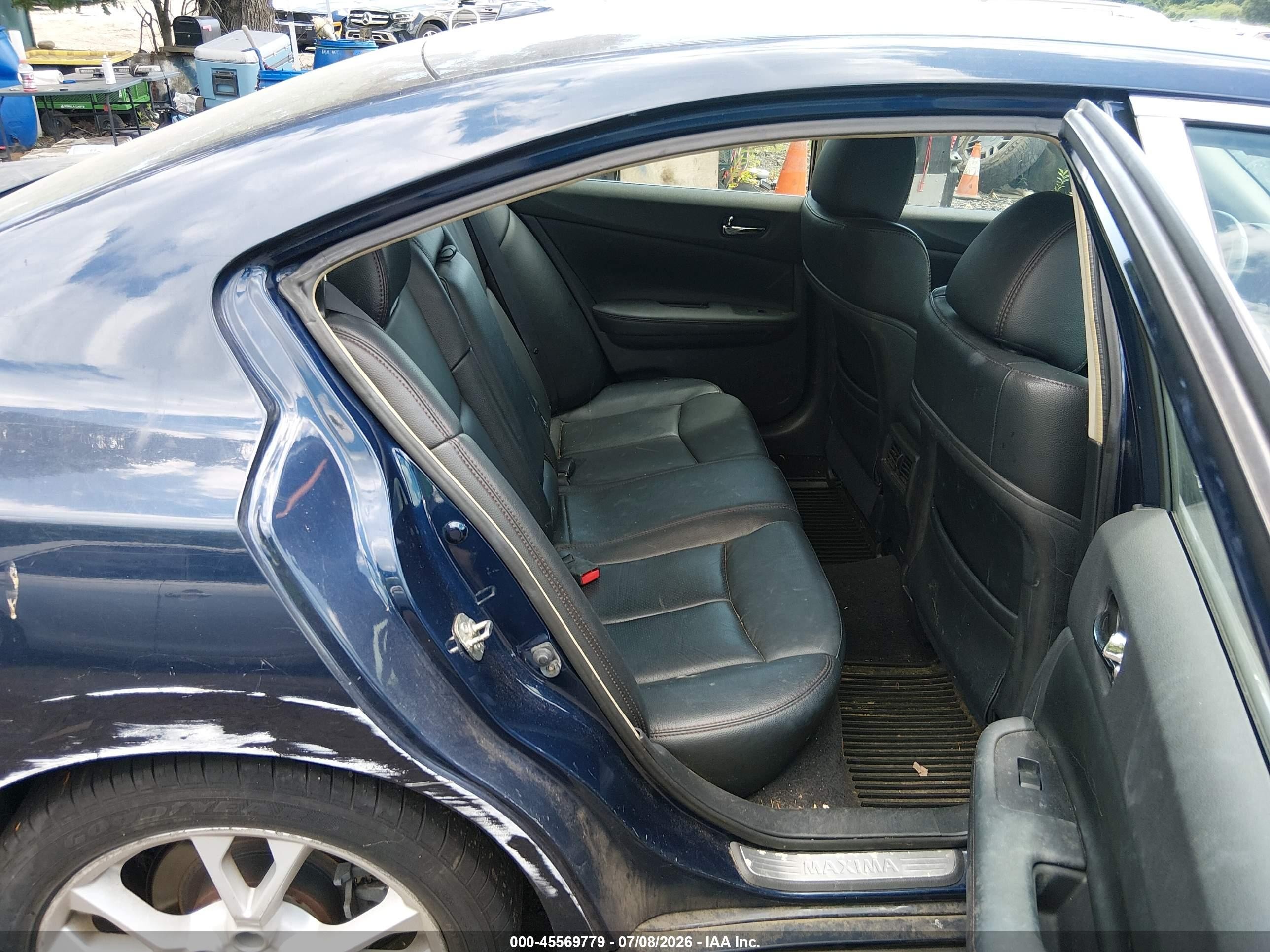 2012 Nissan Maxima 3.5 Sv Blue vin: 1N4AA5AP4CC844884