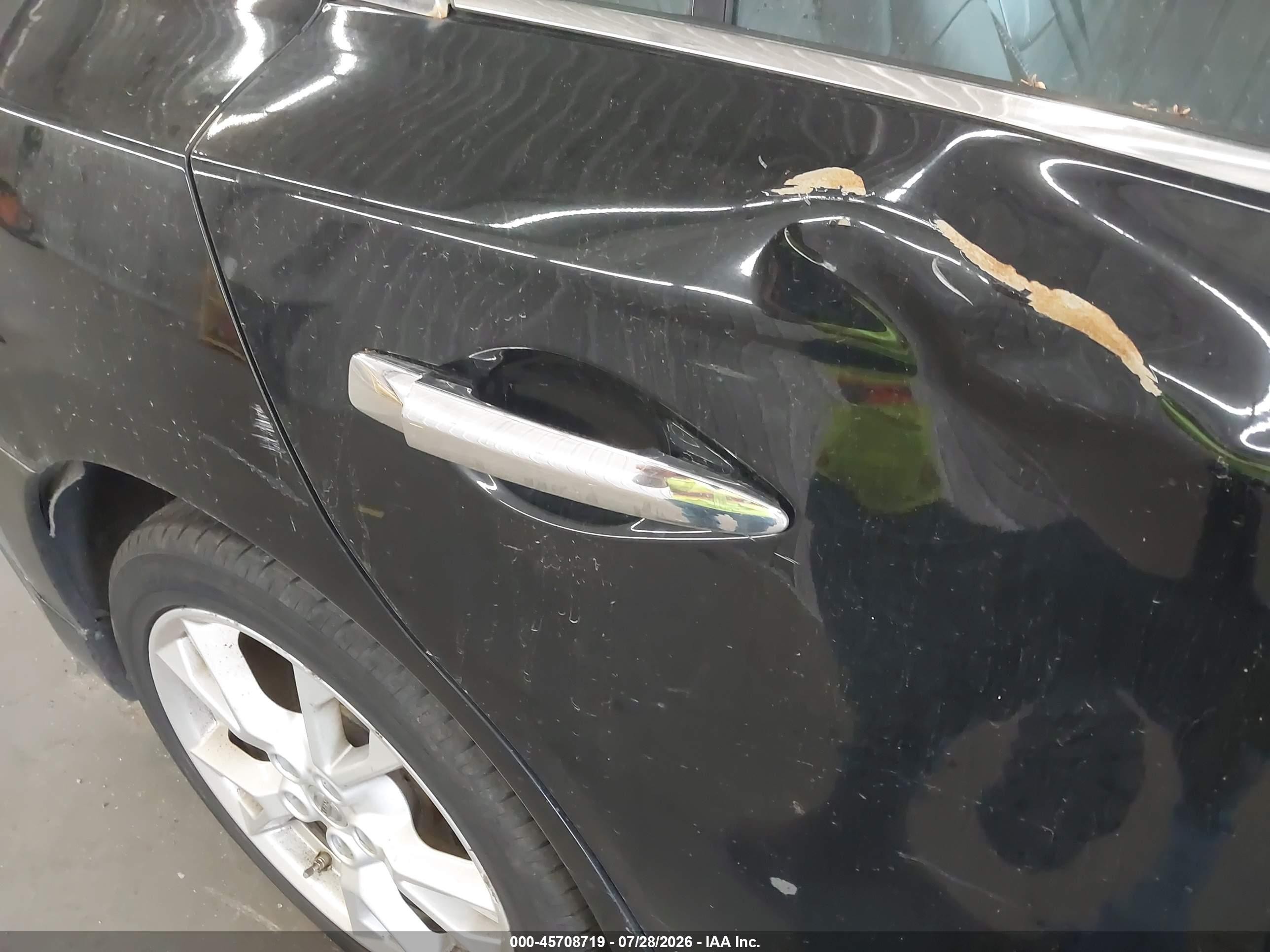 2012 Nissan Maxima 3.5 Sv Black vin: 1N4AA5AP4CC845257