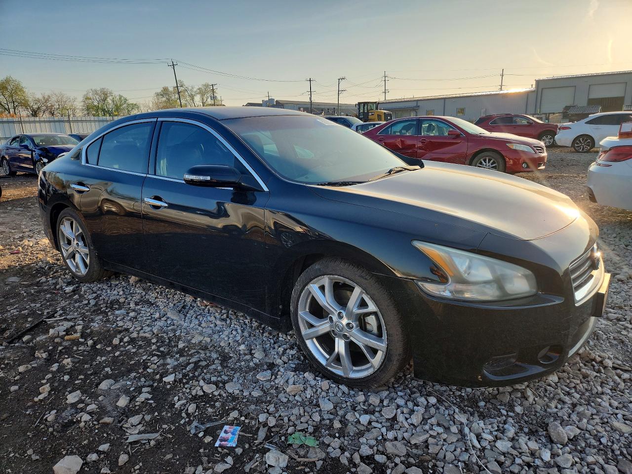 2012 Nissan Maxima 3.5 S Black vin: 1N4AA5AP4CC846277