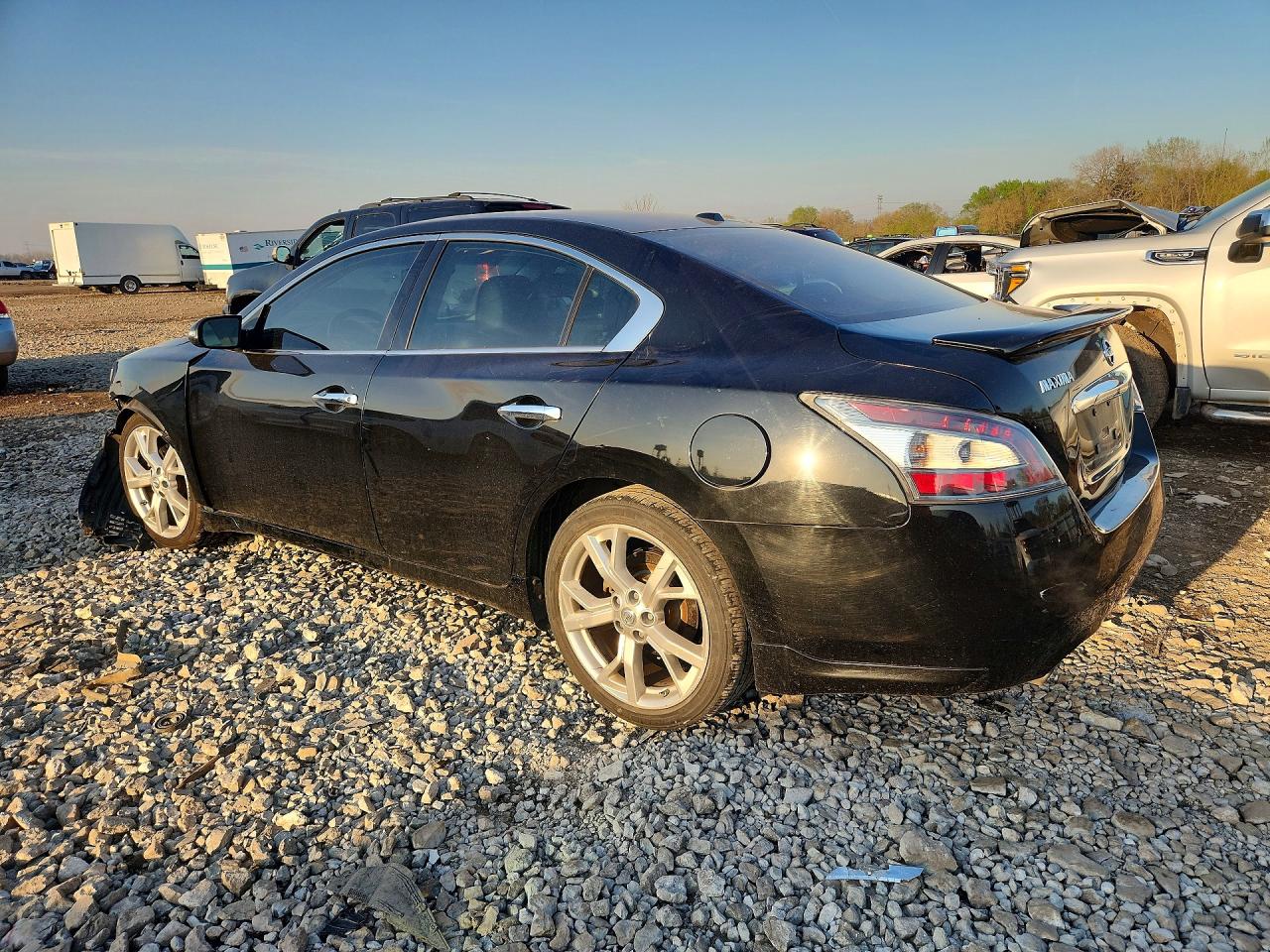 2012 Nissan Maxima 3.5 S Black vin: 1N4AA5AP4CC846277