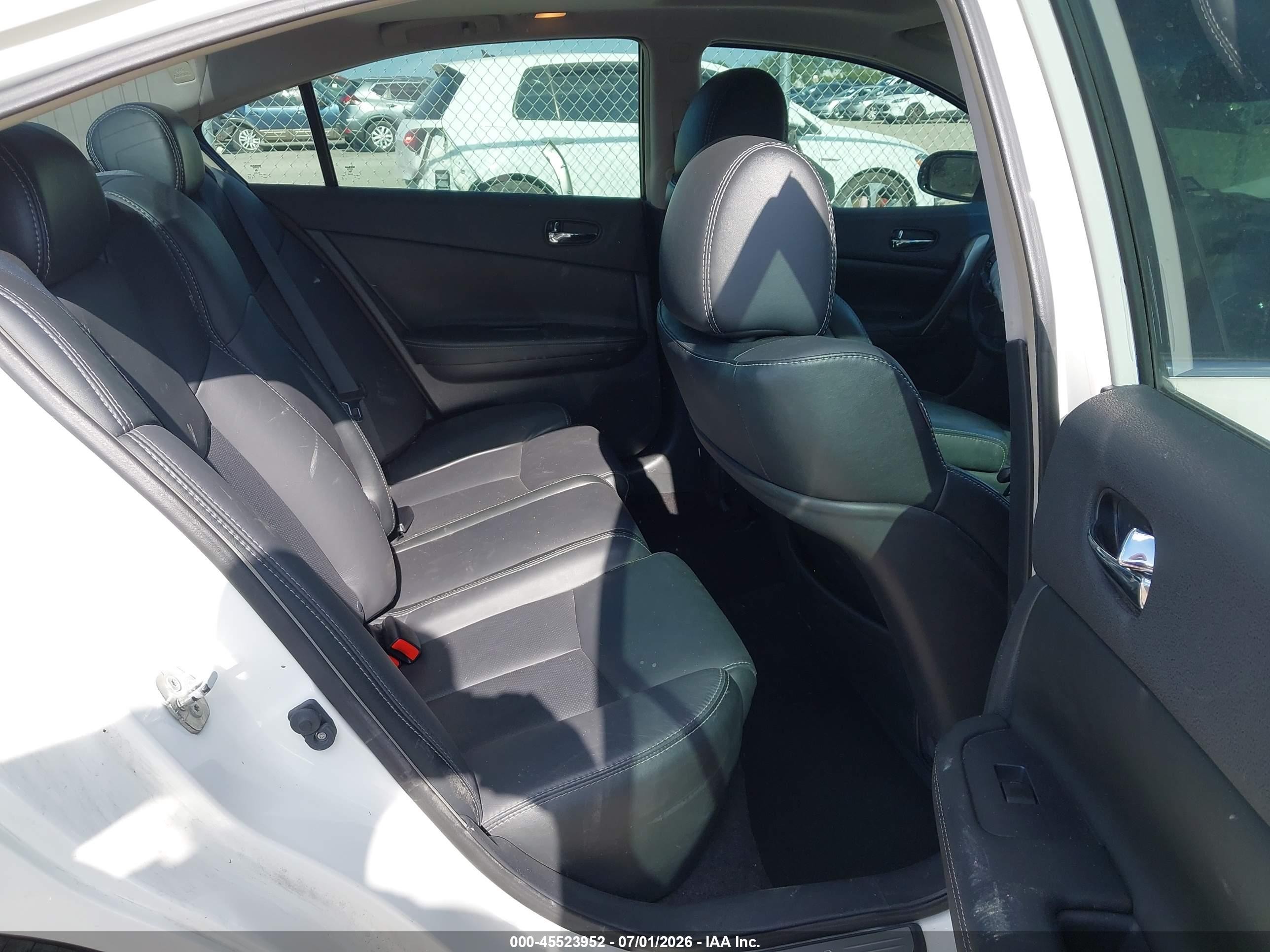 2012 Nissan Maxima 3.5 Sv Белый vin: 1N4AA5AP4CC848675