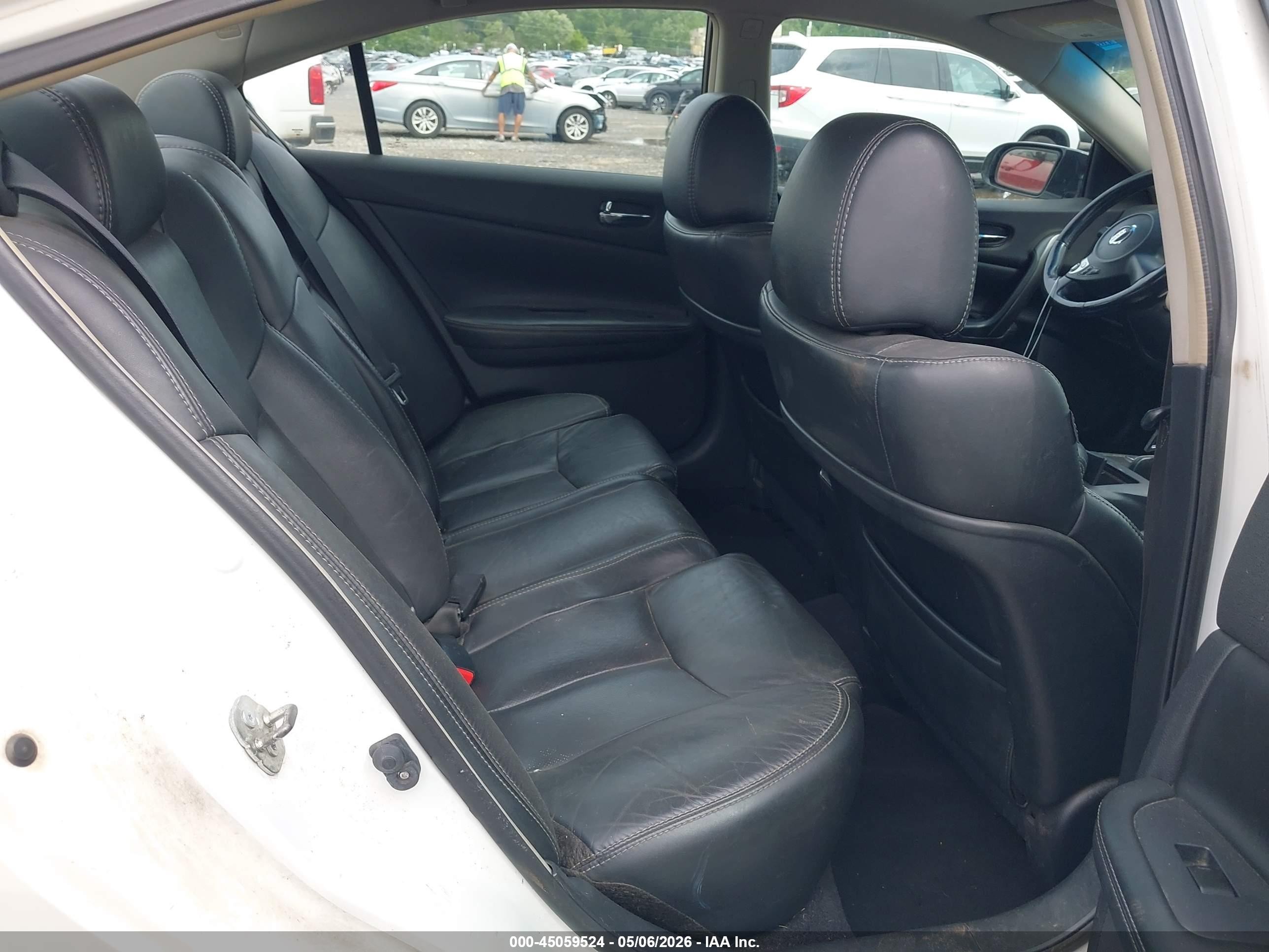 2012 Nissan Maxima 3.5 Sv White vin: 1N4AA5AP4CC849230