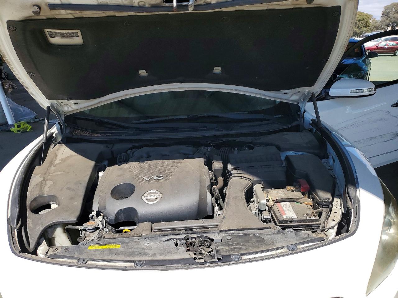 2012 Nissan Maxima 3.5 S Белый vin: 1N4AA5AP4CC854119