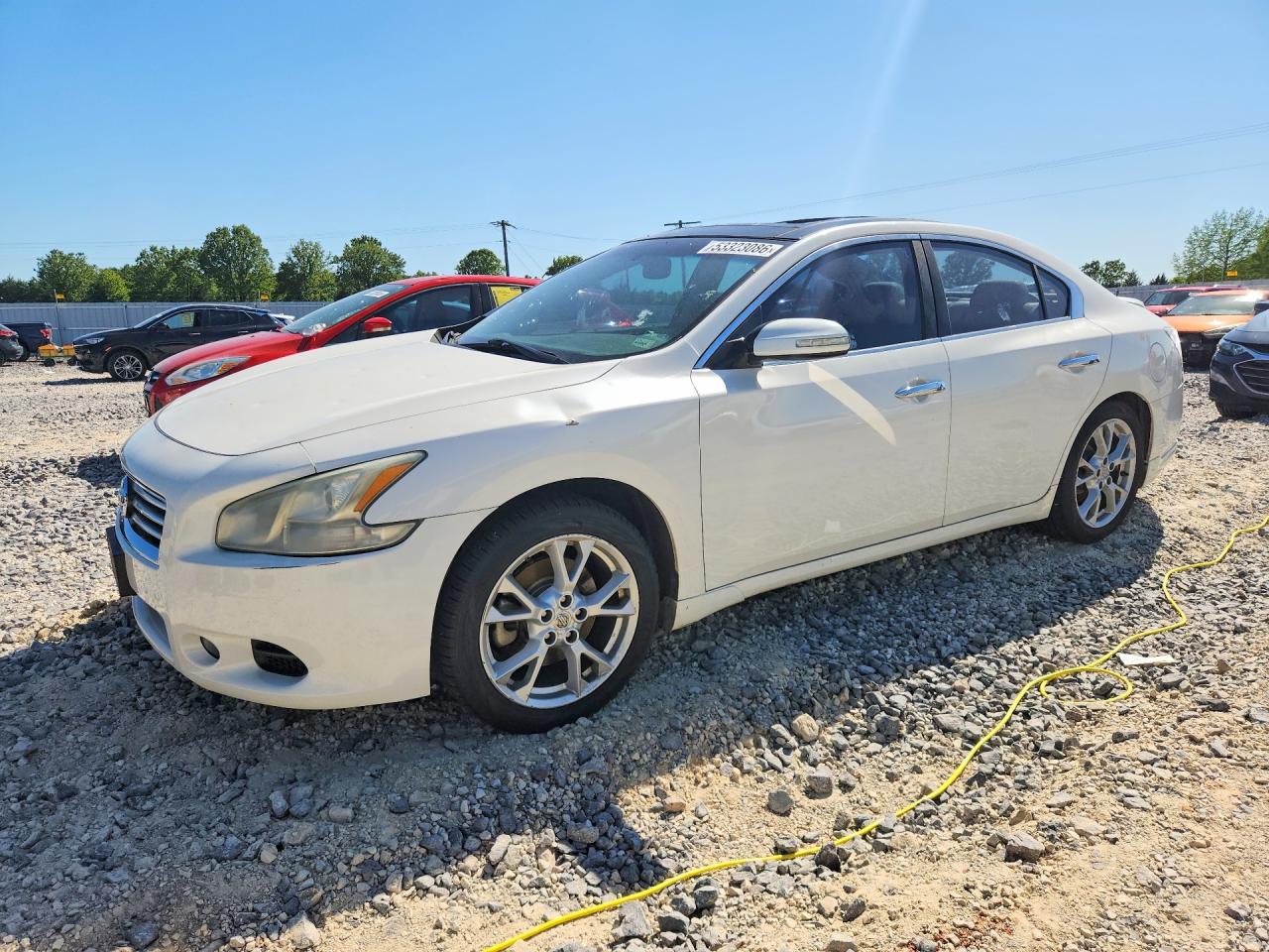 2012 Nissan Maxima 3.5 S White vin: 1N4AA5AP4CC857621