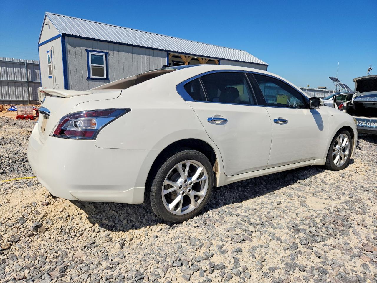 2012 Nissan Maxima 3.5 S White vin: 1N4AA5AP4CC857621